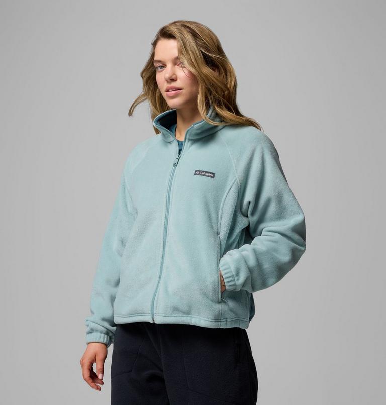 Forro polar de corte relajado Benton Springs para mujer, Color: Crushed Blue, image 1