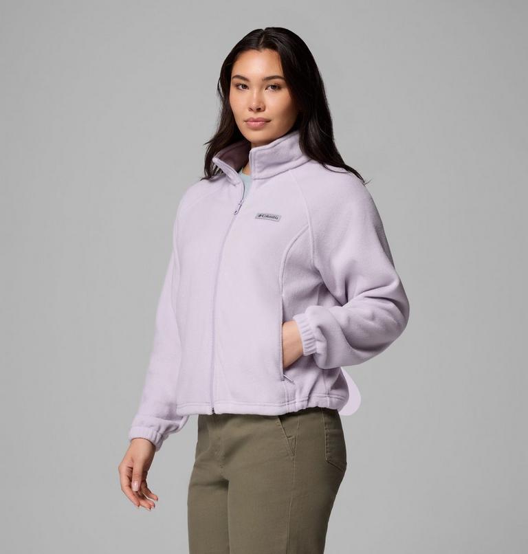 Forro polar de corte relajado Benton Springs para mujer, Color: Lavender Pearl, image 4