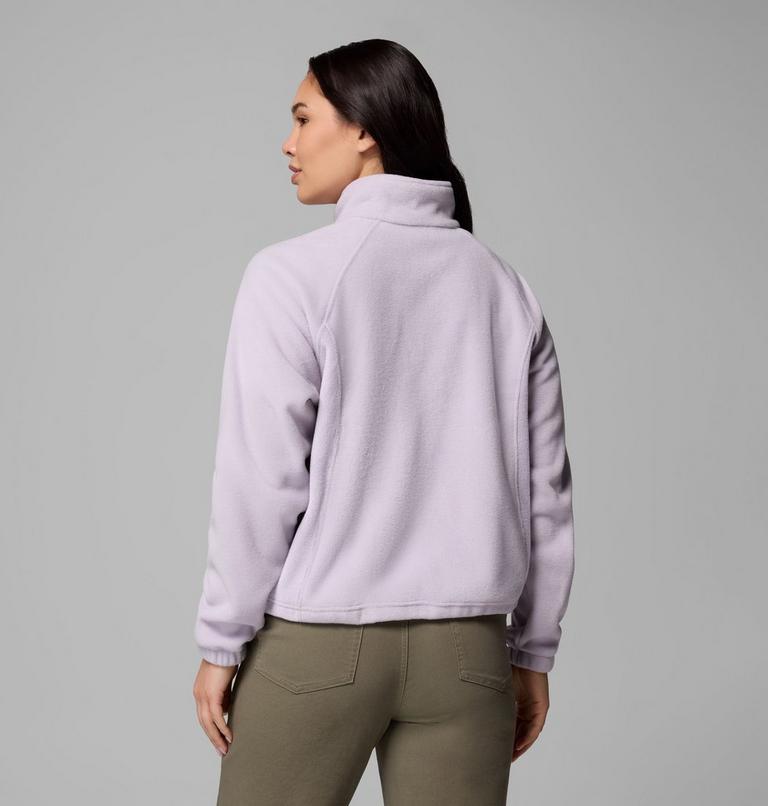 Forro polar de corte relajado Benton Springs para mujer, Color: Lavender Pearl, image 3