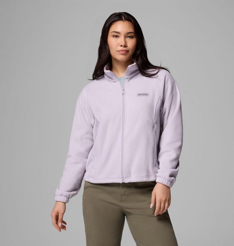 Forro polar de corte relajado Benton Springs para mujer, Color: Lavender Pearl, image 1