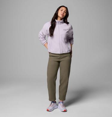 Women's Benton Springs Relaxed Fleece Jacket, Color: Lavender Pearl, image 10