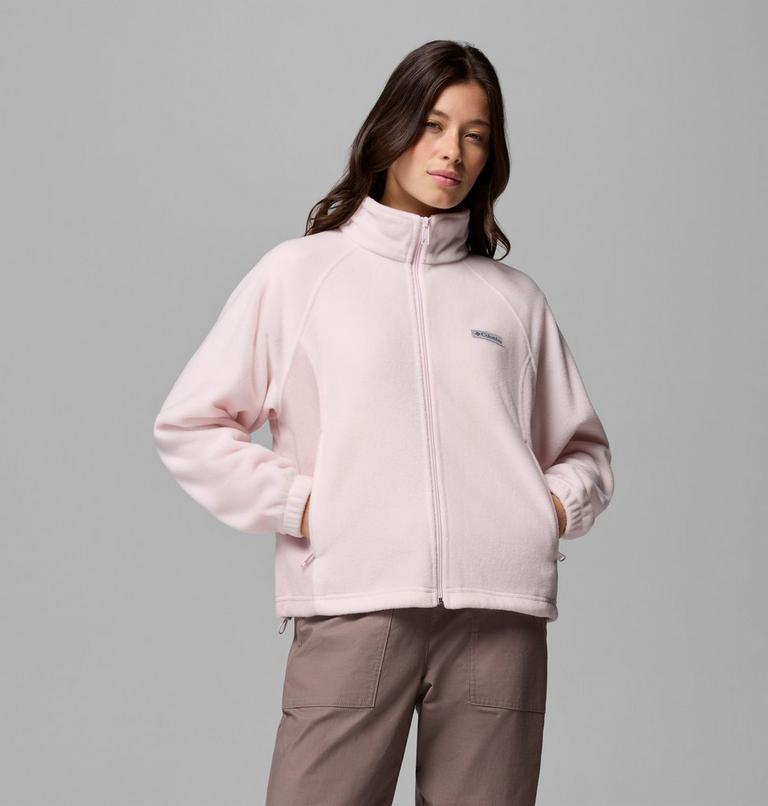 Veste en Polaire D&eacute;contract&eacute;e Benton Springs Femme, Color: Powder Pink, Mineral Pink, image 1