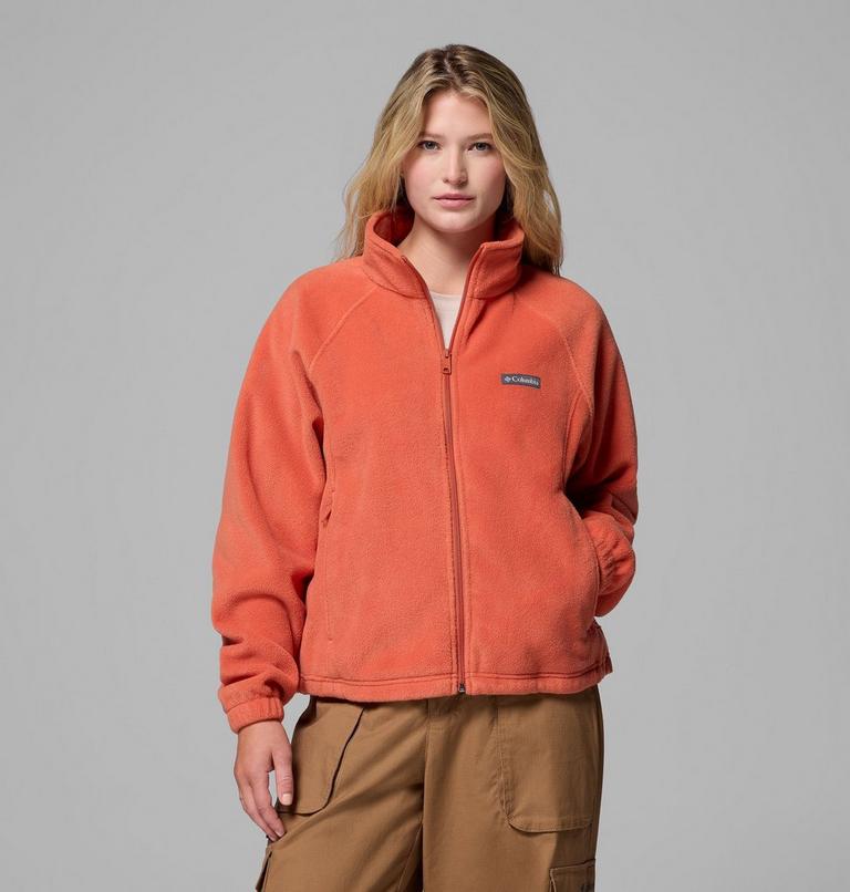 Forro polar de corte relajado Benton Springs para mujer, Color: Tuscan, image 1