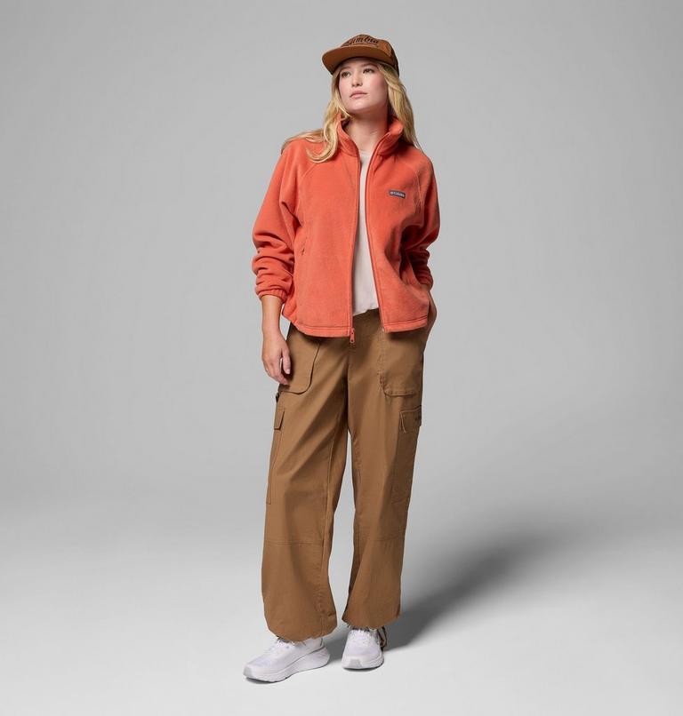 Forro polar de corte relajado Benton Springs para mujer, Color: Tuscan, image 2
