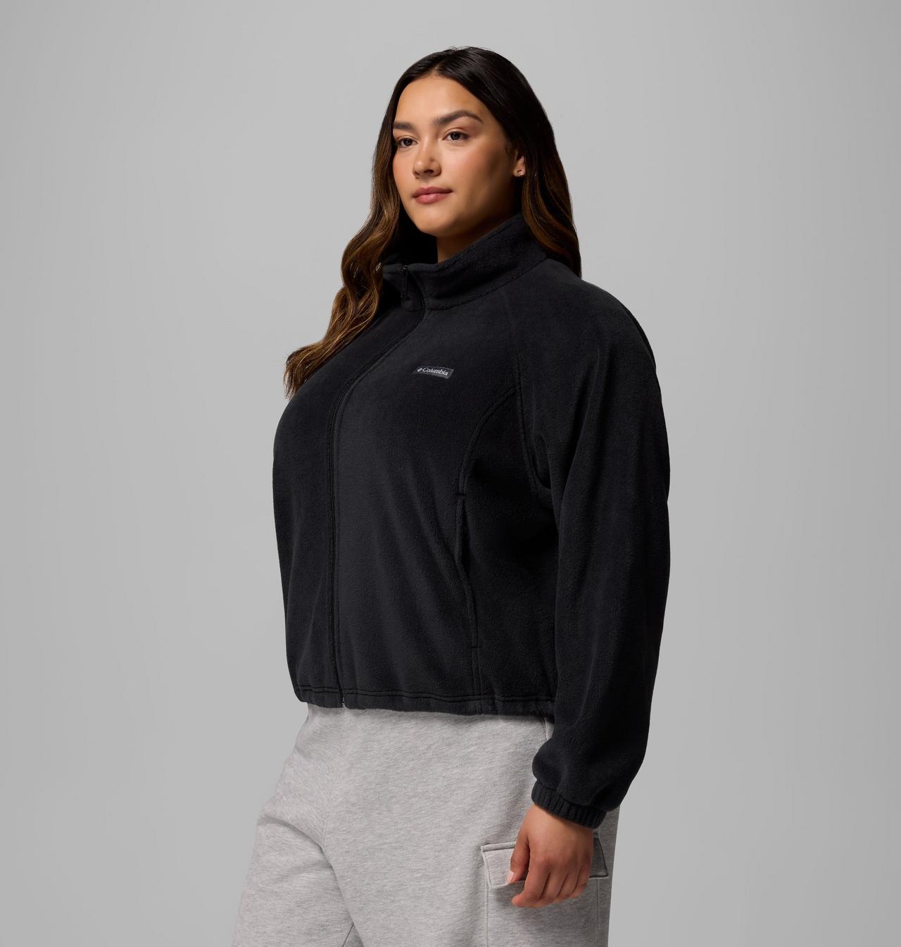 Women's Benton Springs™ Relaxed Full Zip Fleece Jacket - Plus Size | 010 | 2X 4