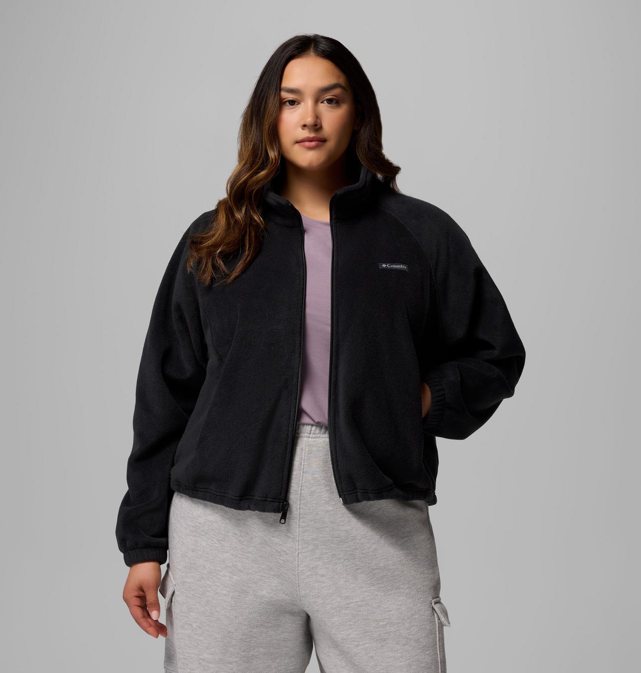 Women's Benton Springs™ Relaxed Full Zip Fleece Jacket - Plus Size | 010 | 2X 5