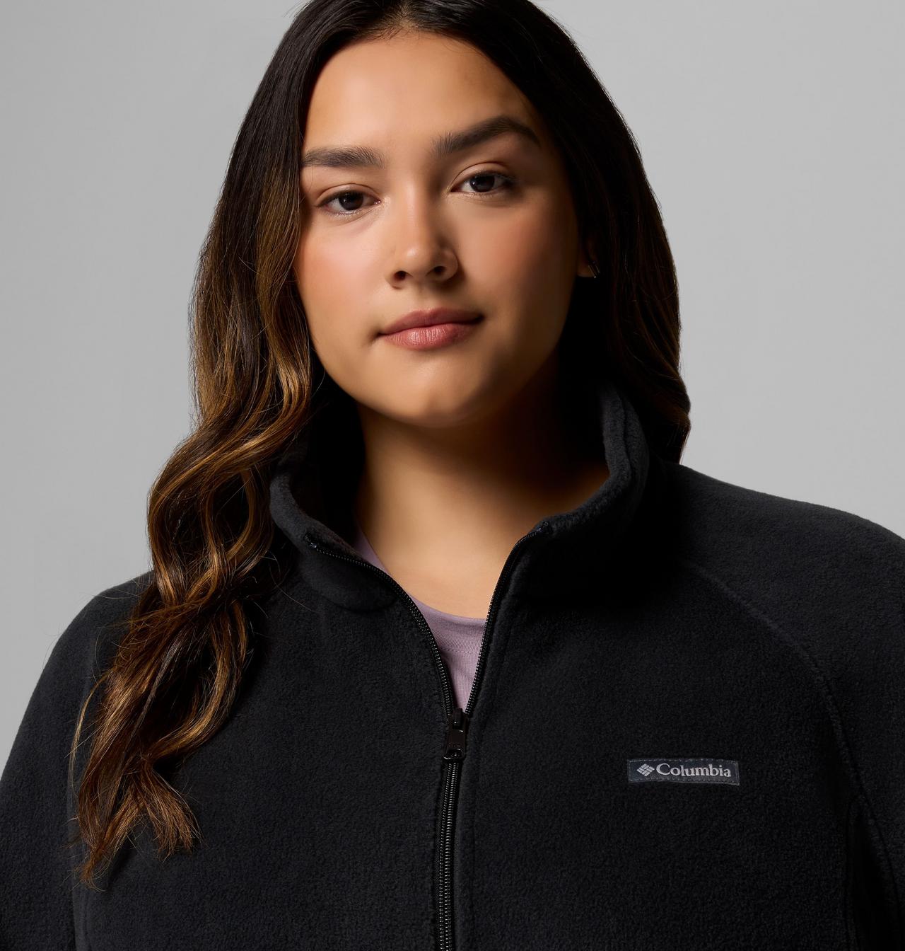 Women's Benton Springs™ Relaxed Full Zip Fleece Jacket - Plus Size | 010 | 2X 6