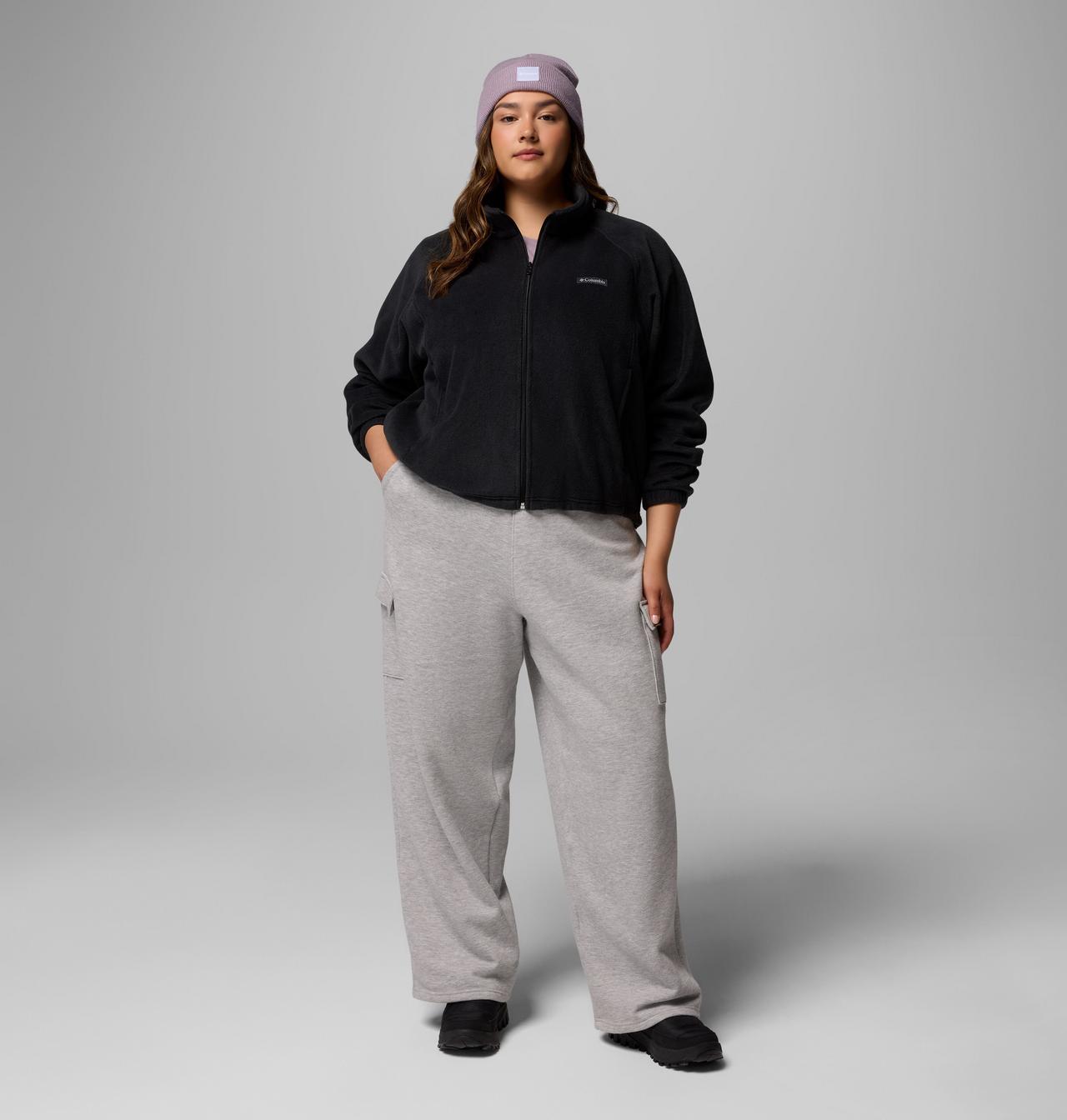 Women's Benton Springs™ Relaxed Full Zip Fleece Jacket - Plus Size | 010 | 2X 2