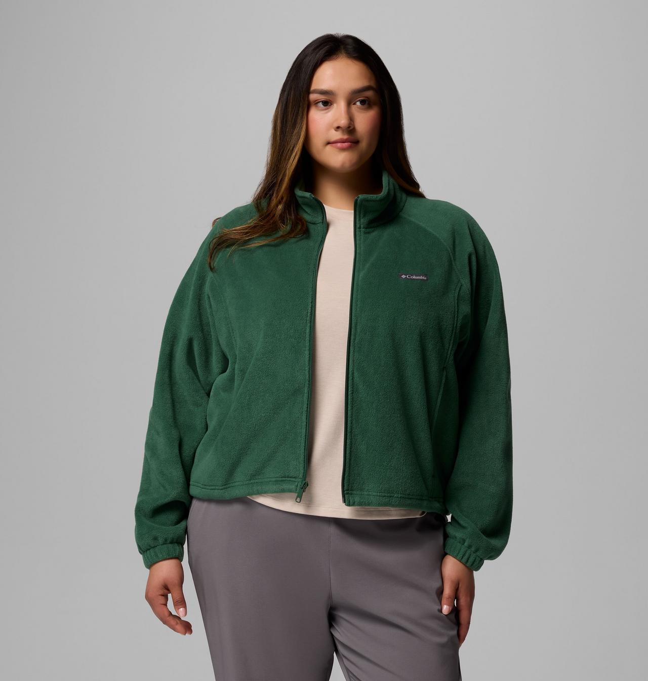 Women's Benton Springs™ Relaxed Full Zip Fleece Jacket - Plus Size 5