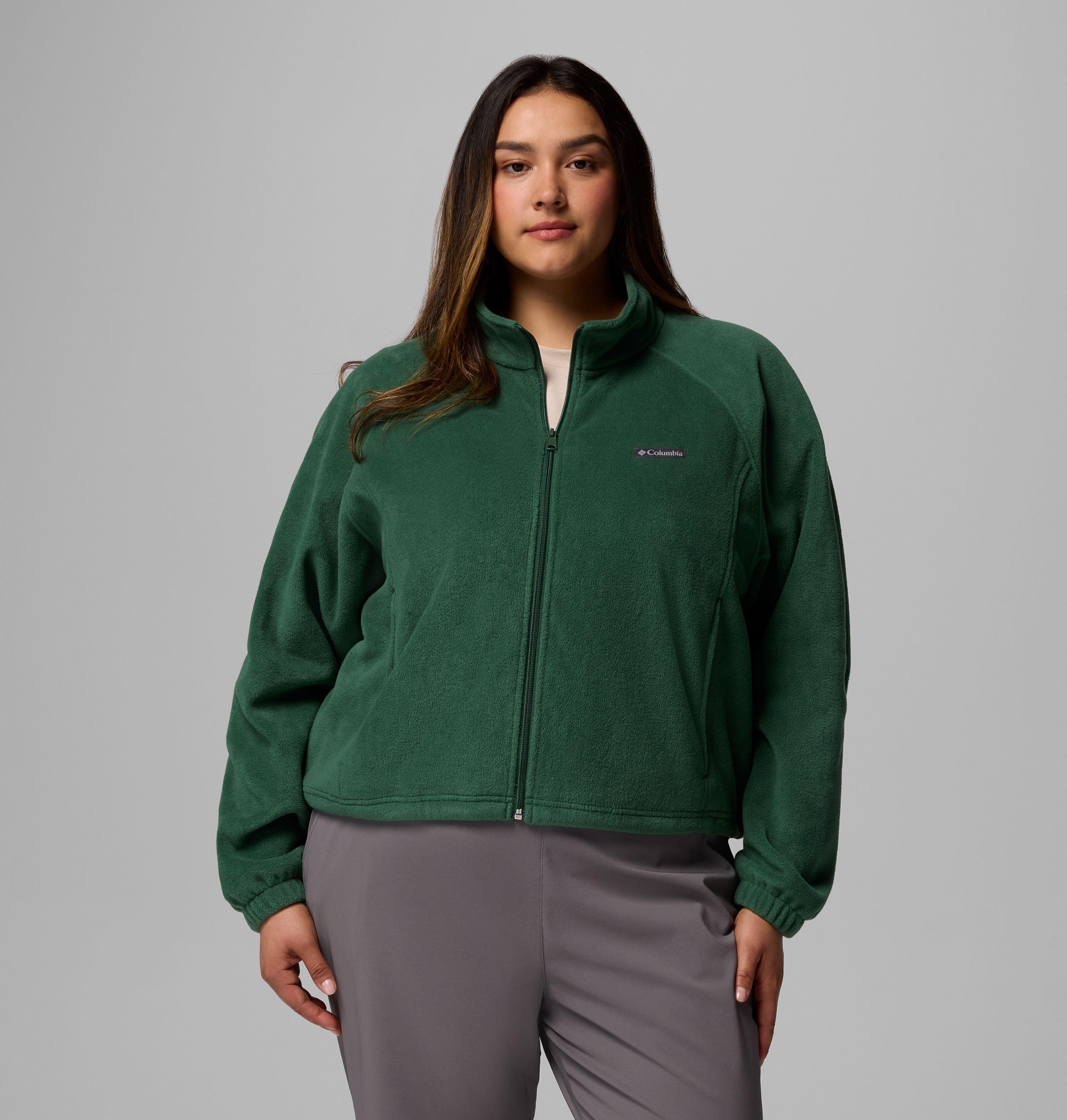 Women's Benton Springs Relaxed Full Zip Fleece Jacket - Plus Size