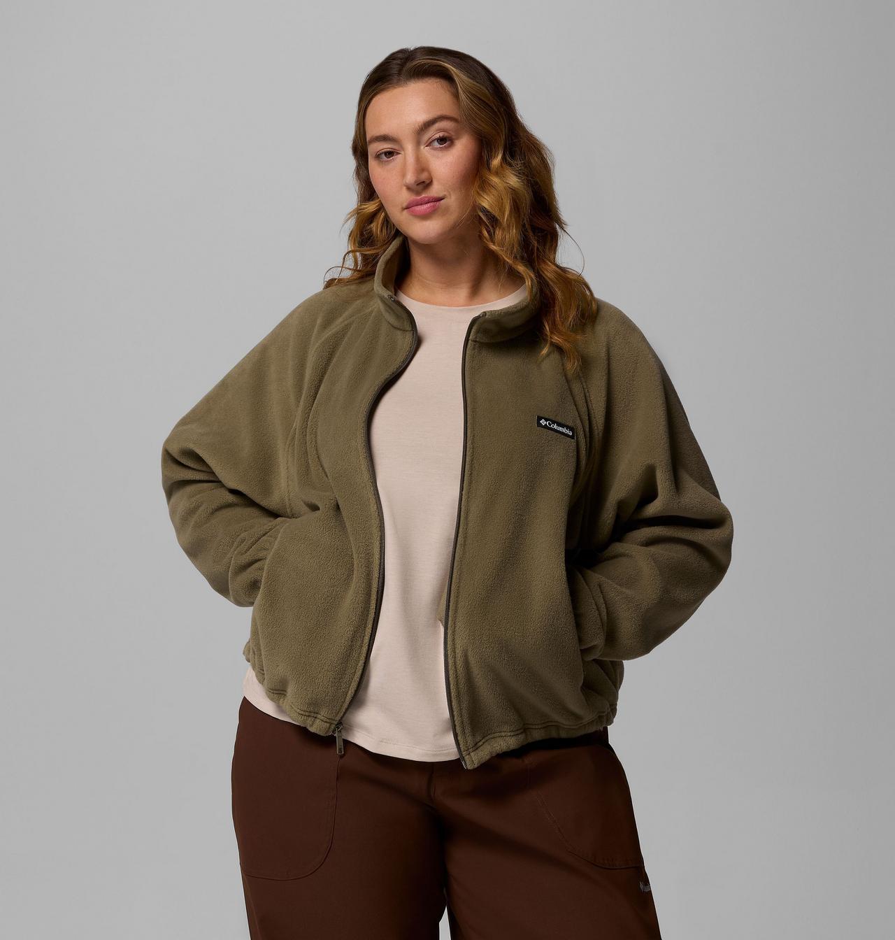Women's Benton Springs™ Relaxed Full Zip Fleece Jacket - Plus Size 5