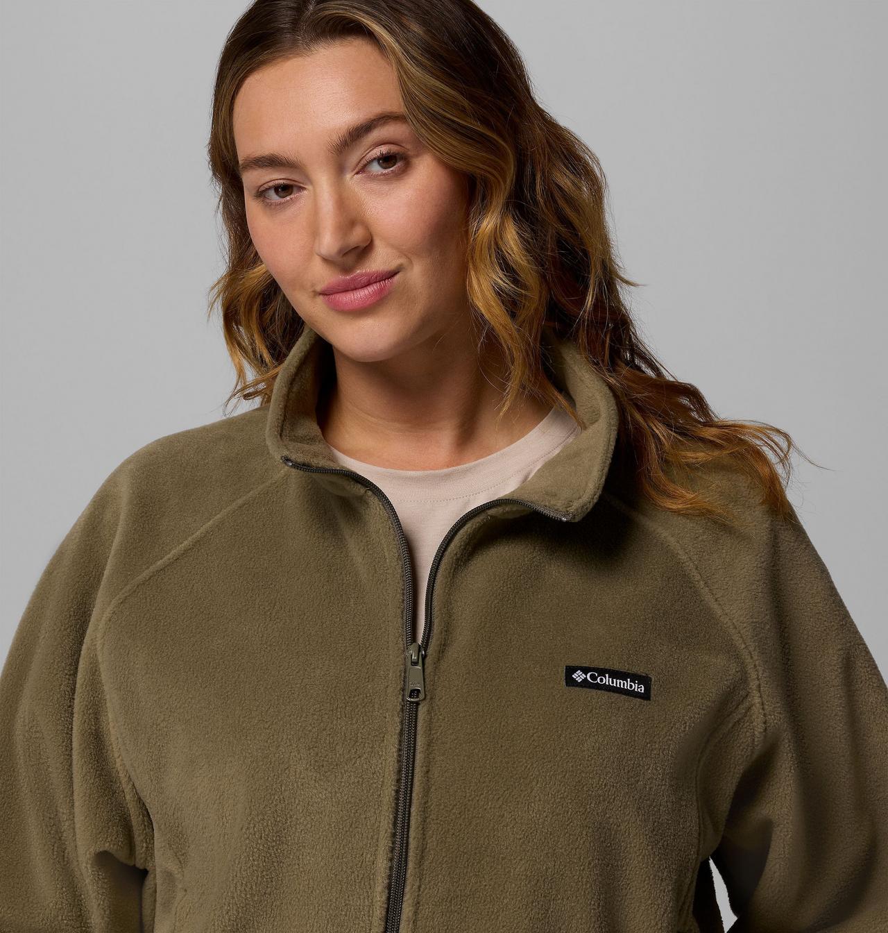 Women's Benton Springs™ Relaxed Full Zip Fleece Jacket - Plus Size 6