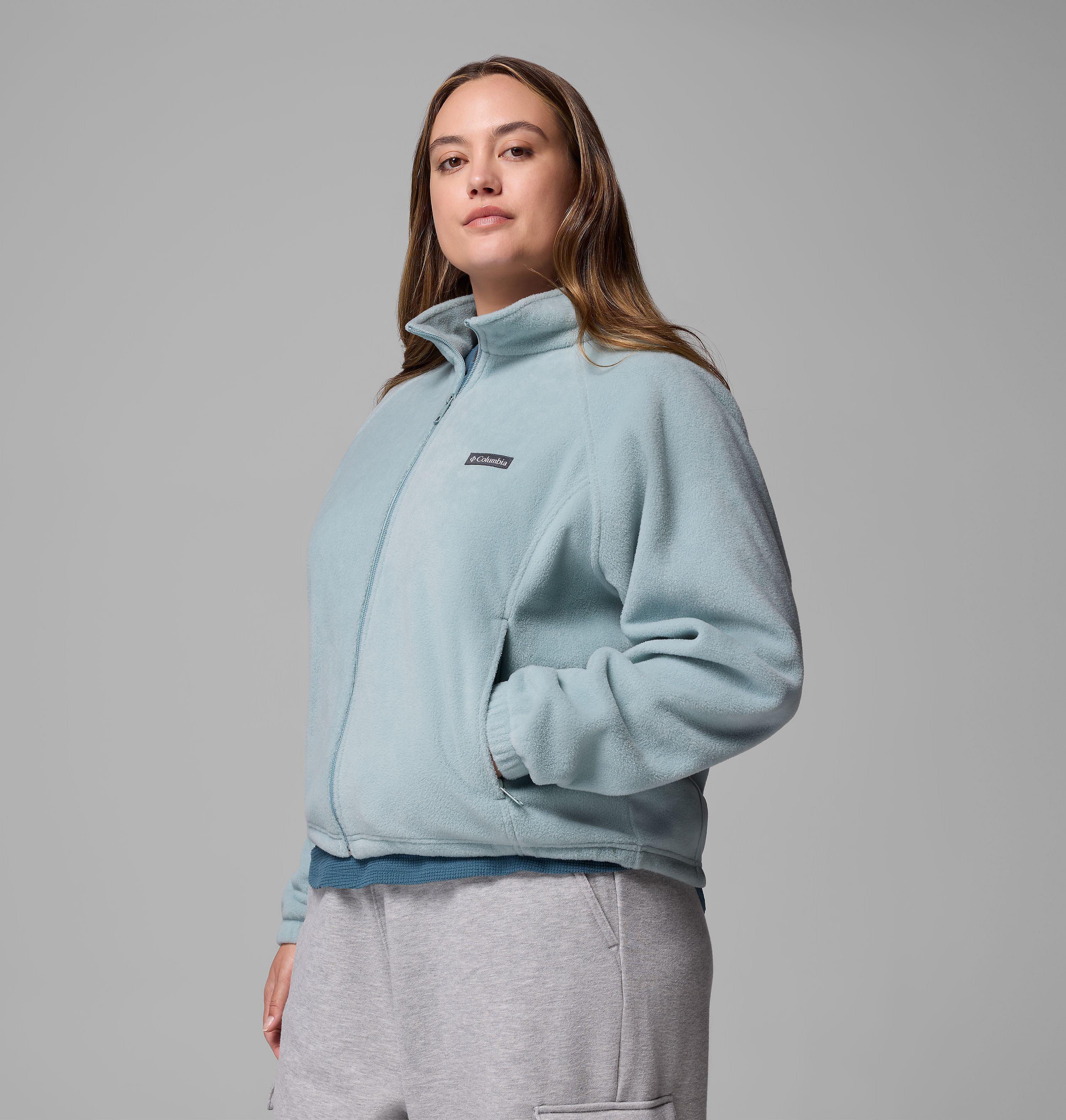Women's Benton Springs Relaxed Full Zip Fleece Jacket - Plus Size 4