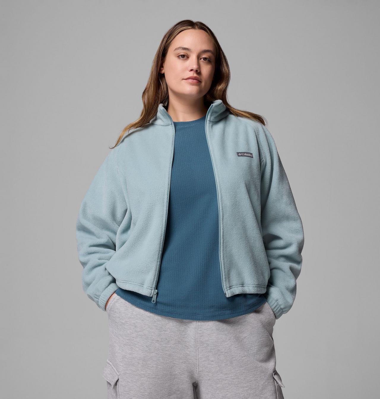 Women's Benton Springs™ Relaxed Full Zip Fleece Jacket - Plus Size 5