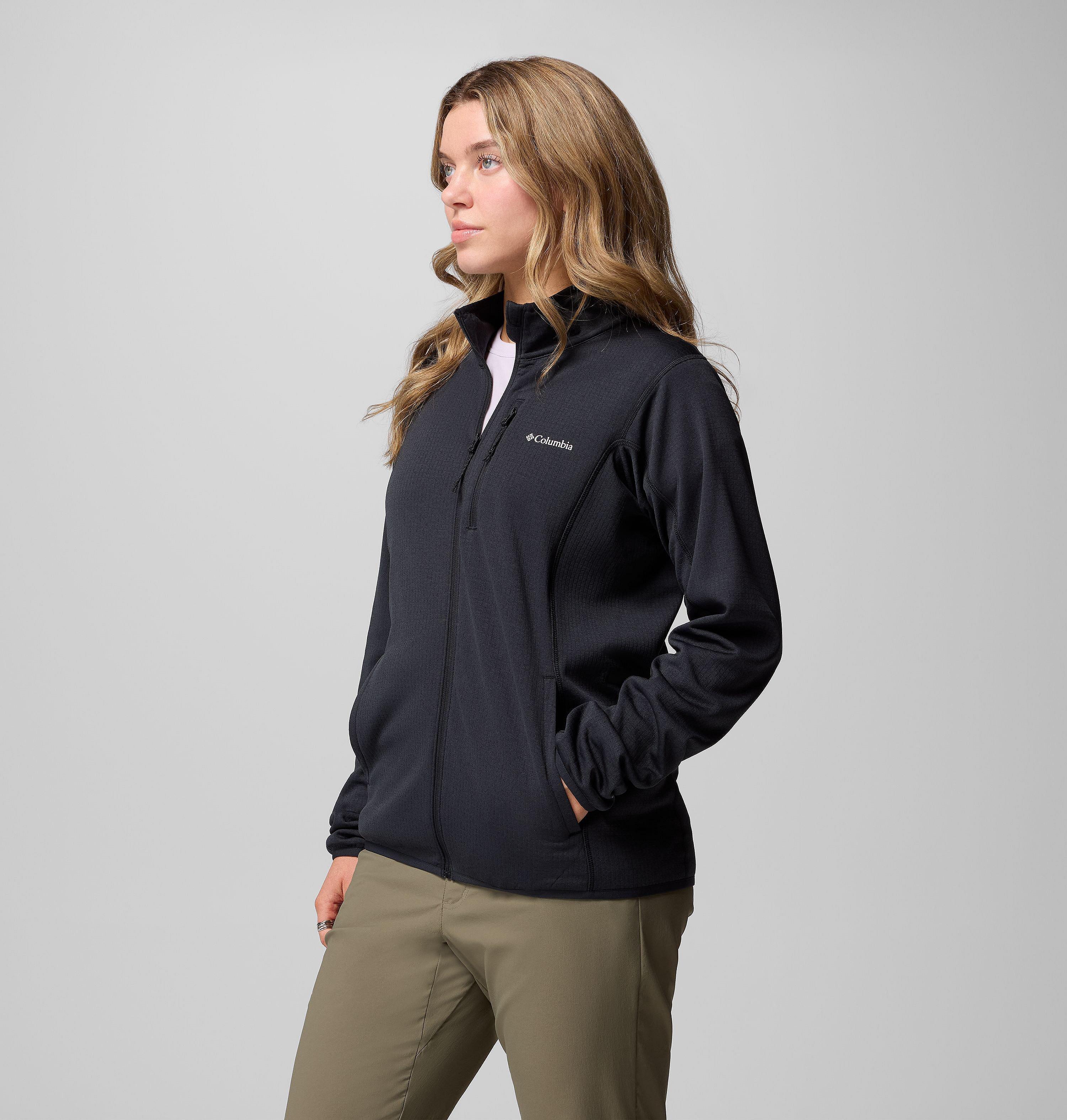 Women's Essential Hike Grid Fleece Full Zip Jacket 4
