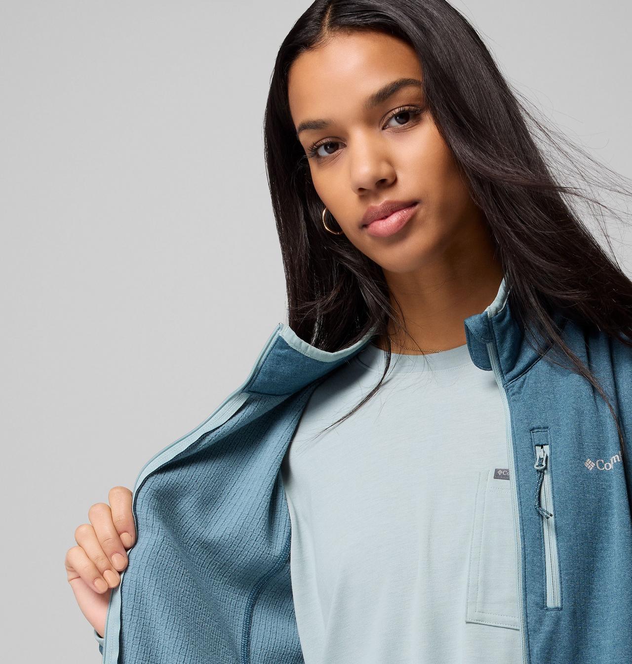 Essential Hike™ Grid Fleece Full Zip | 429 | L 6