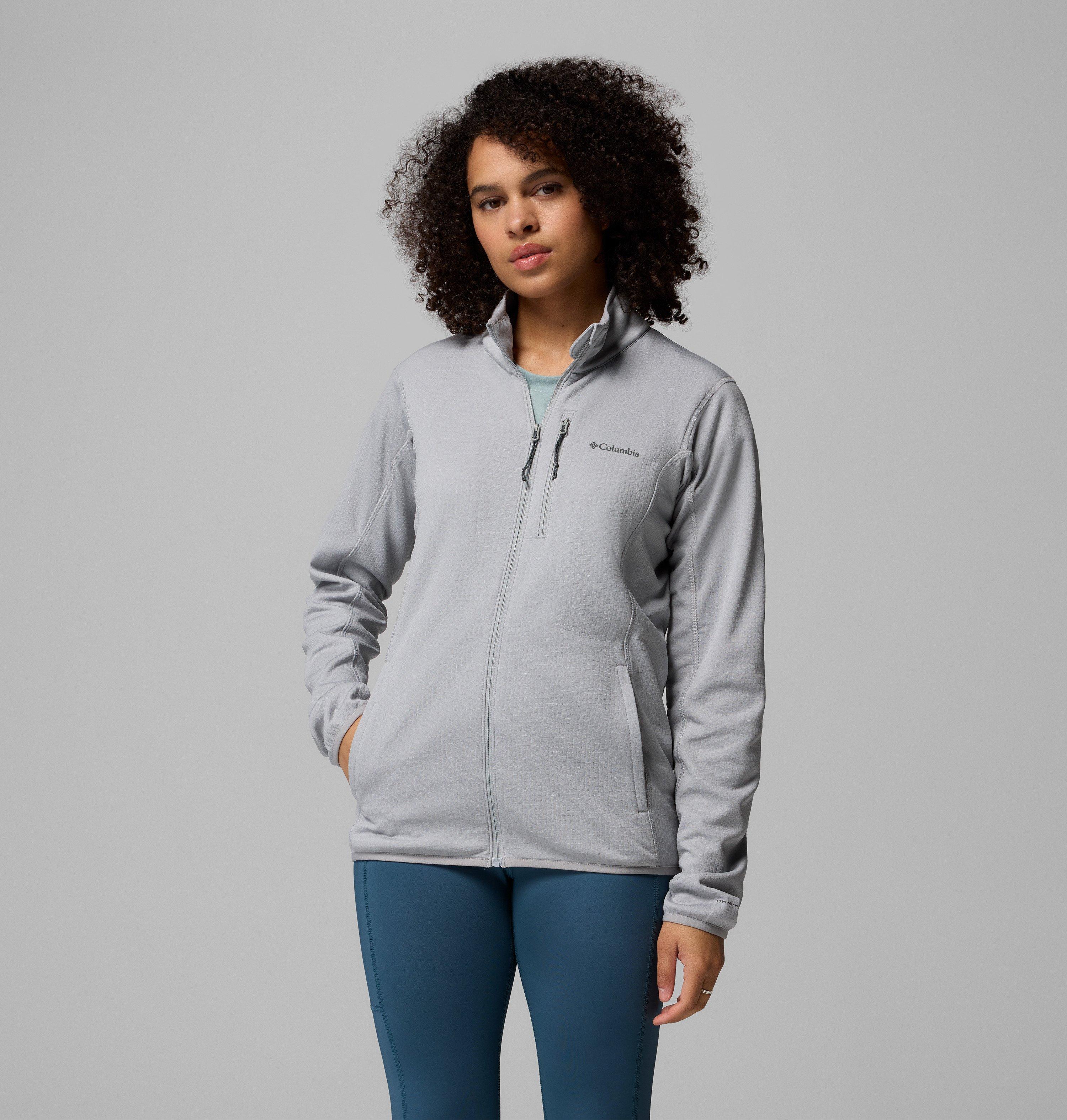 Columbia Sportswear Women's Grey Columbia - Essential Hike™ Grid Fleece Jacket - Columbia Columbia Small