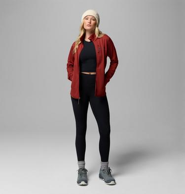 Veste Polaire &agrave; Quadrillage Essential Hike Femme, Color: Red Oxide, image 2