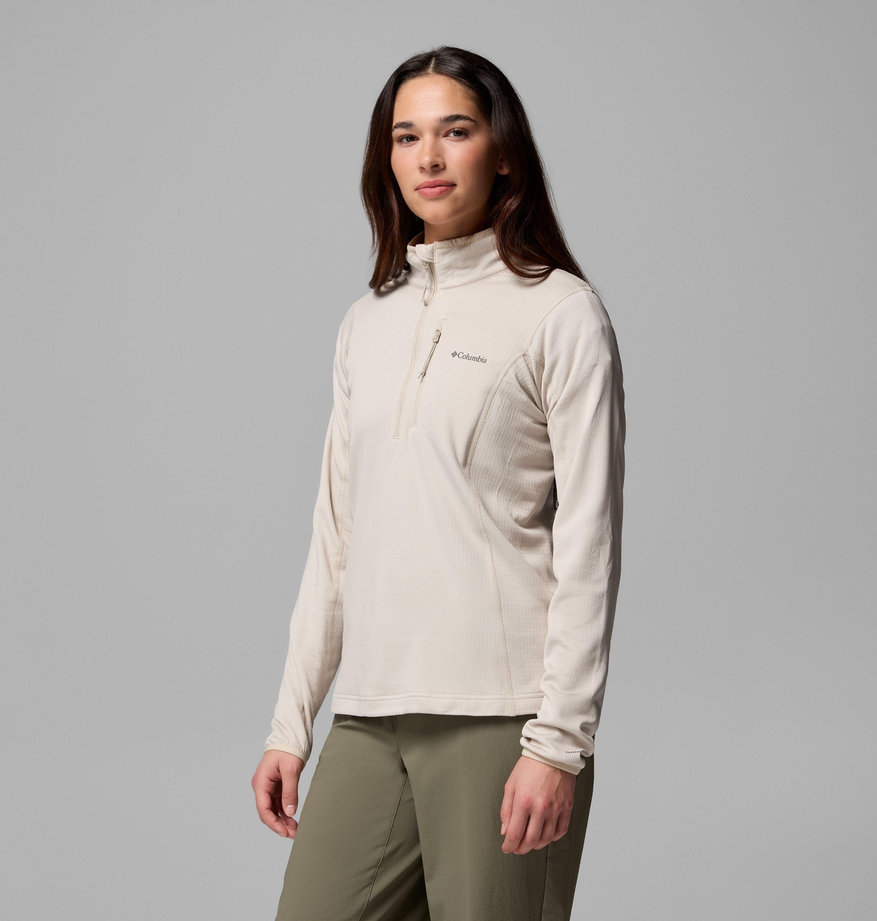 Women's Essential Hike Grid Fleece Half Zip Jacket 4