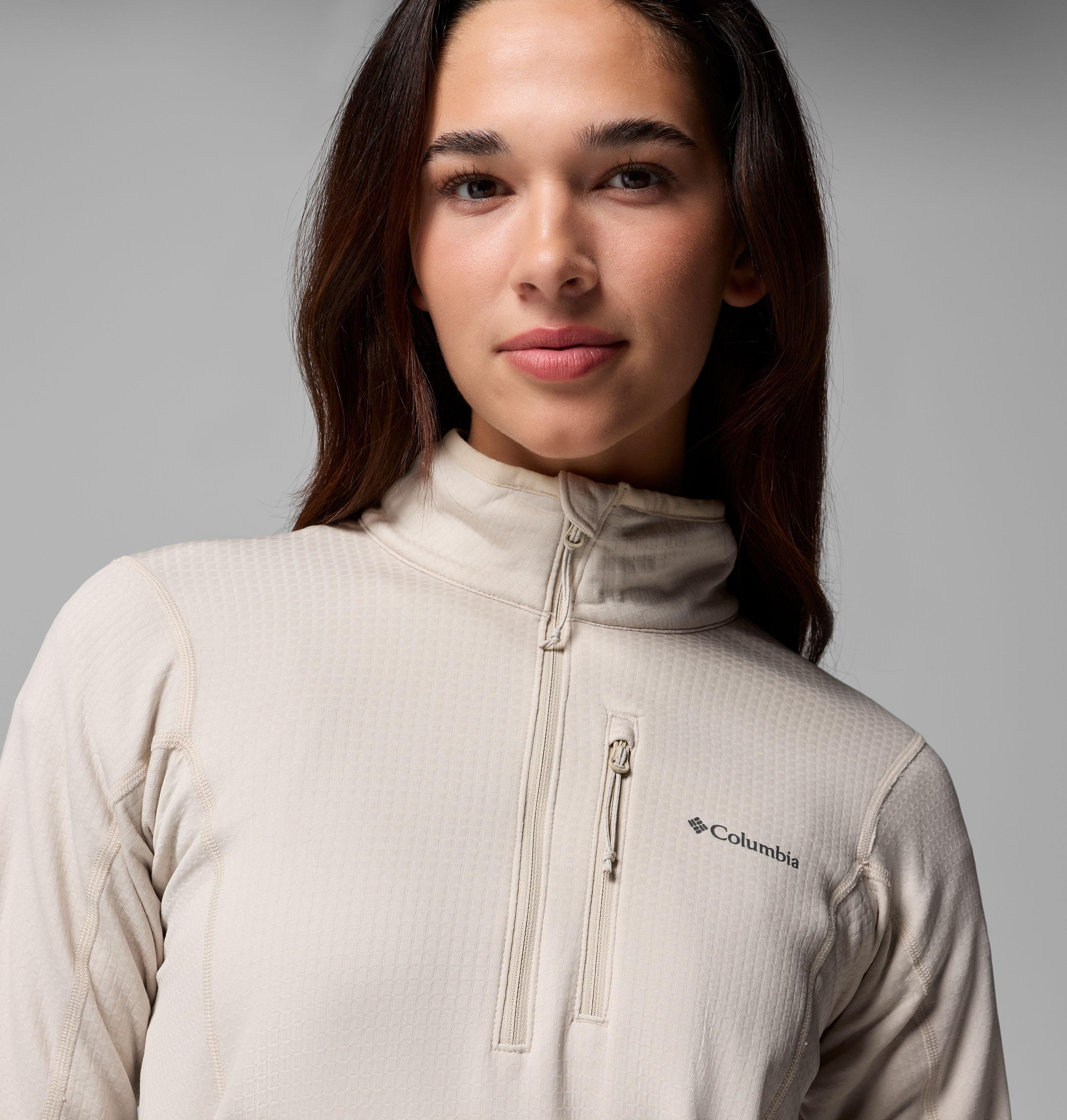 Women's Essential Hike Grid Fleece Half Zip Jacket | Columbia