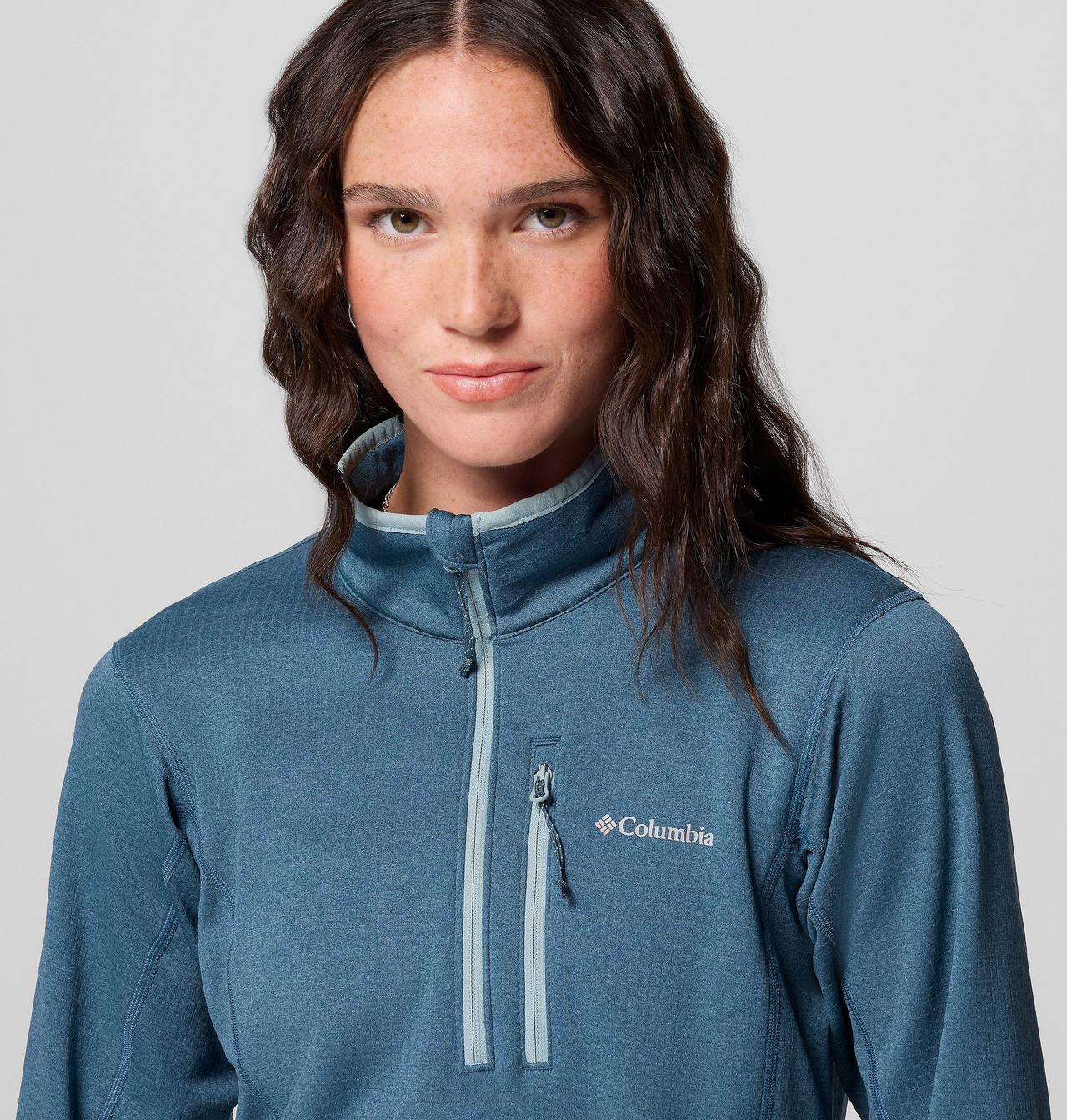 Women's Essential Hike™ Grid Fleece Half Zip Jacket | 429 | XL 6