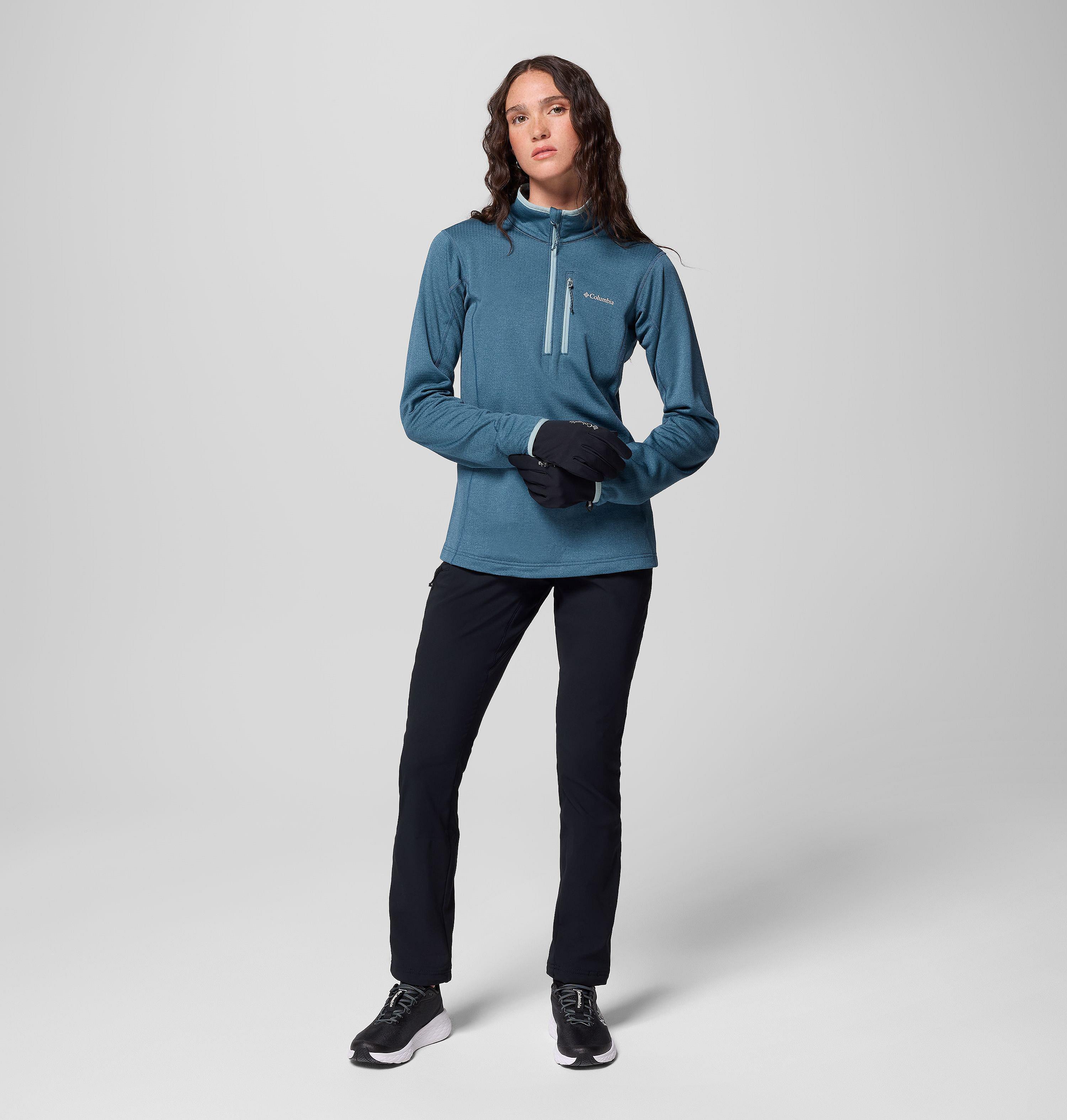 Women's Essential Hike Grid Fleece Half Zip Jacket | Columbia