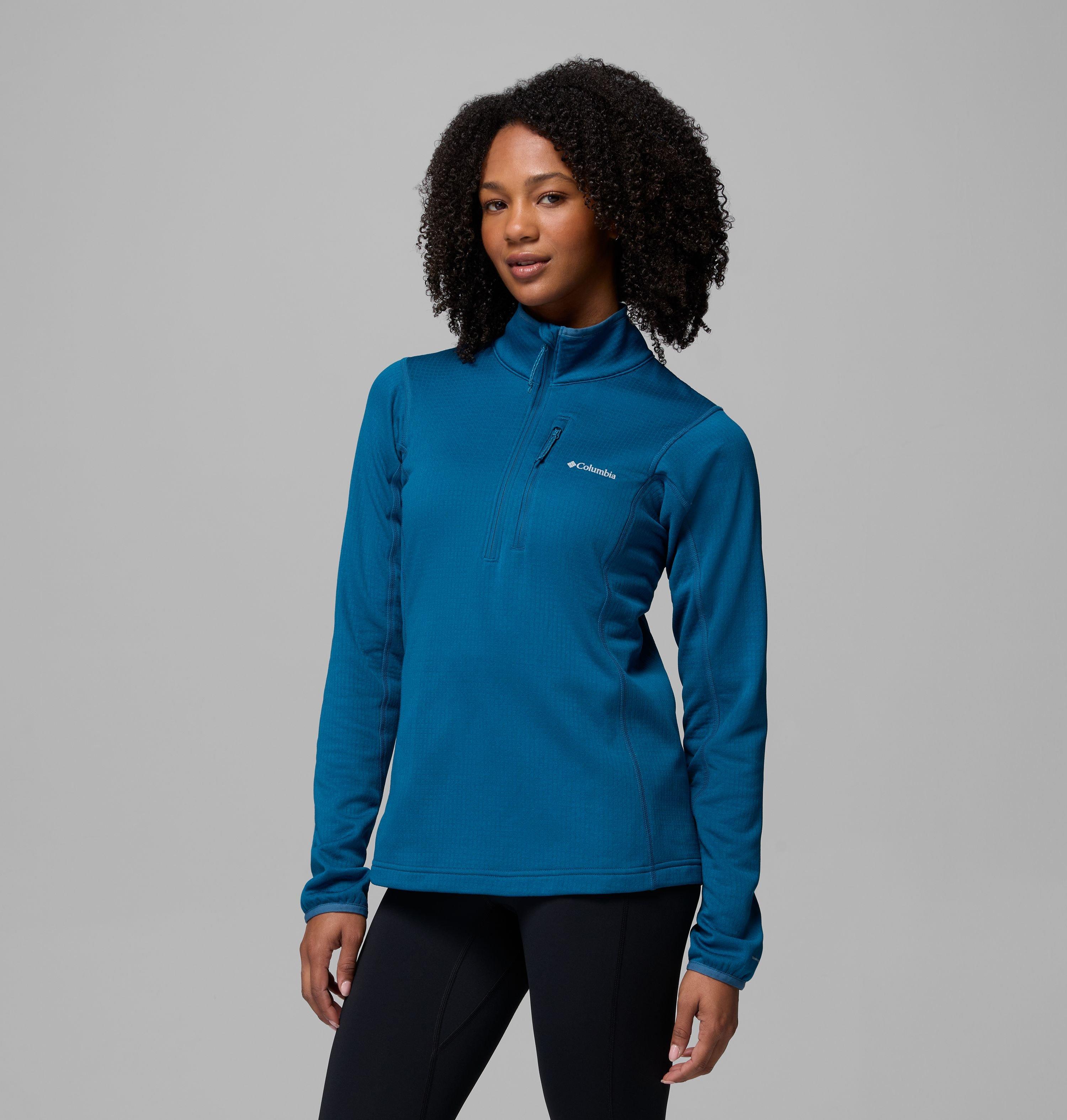Women's Essential Hike Grid Fleece Half Zip Jacket | 442 | XXL 4