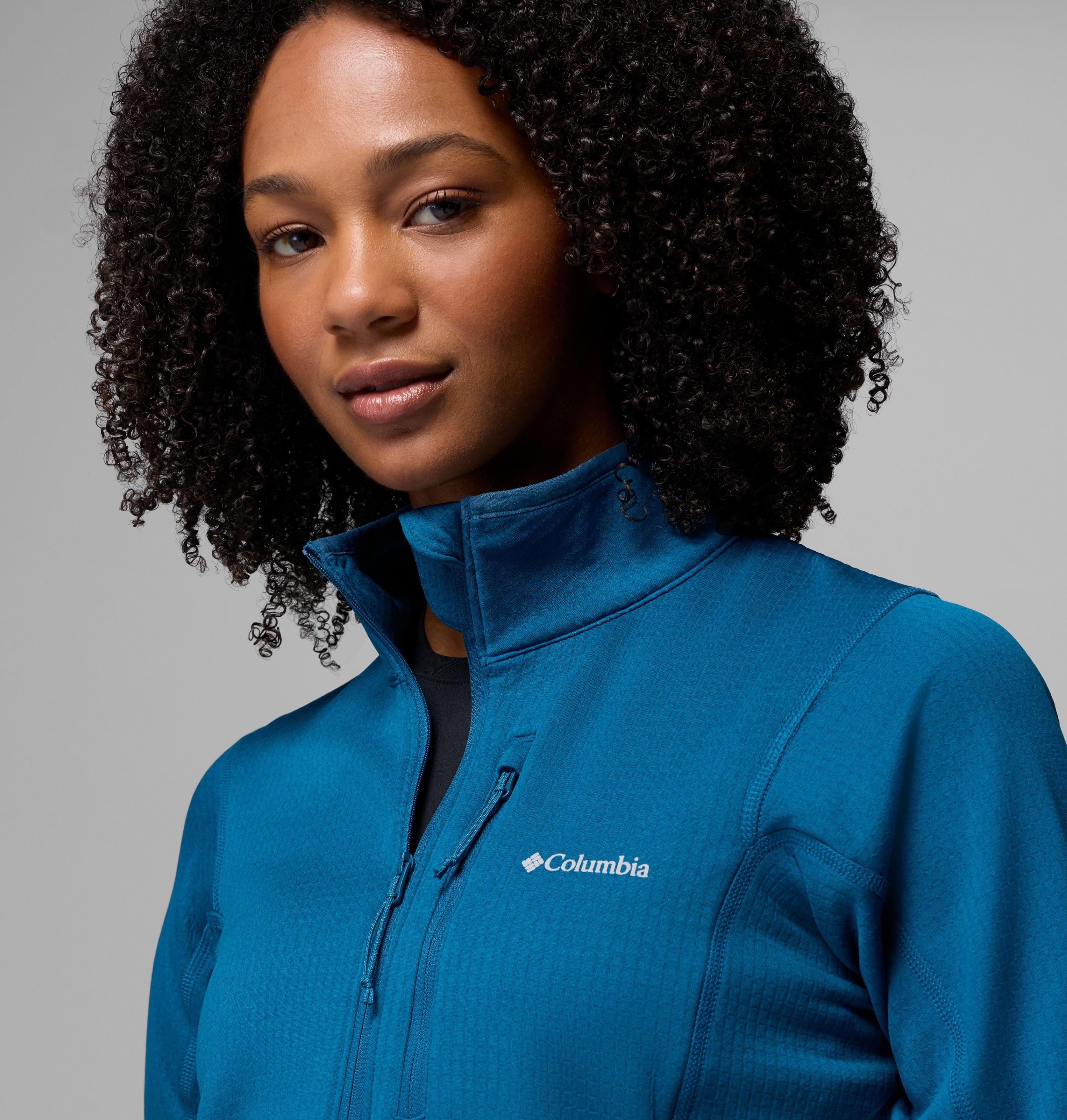 Women's Essential Hike Grid Fleece Half Zip Jacket | 442 | XXL 5