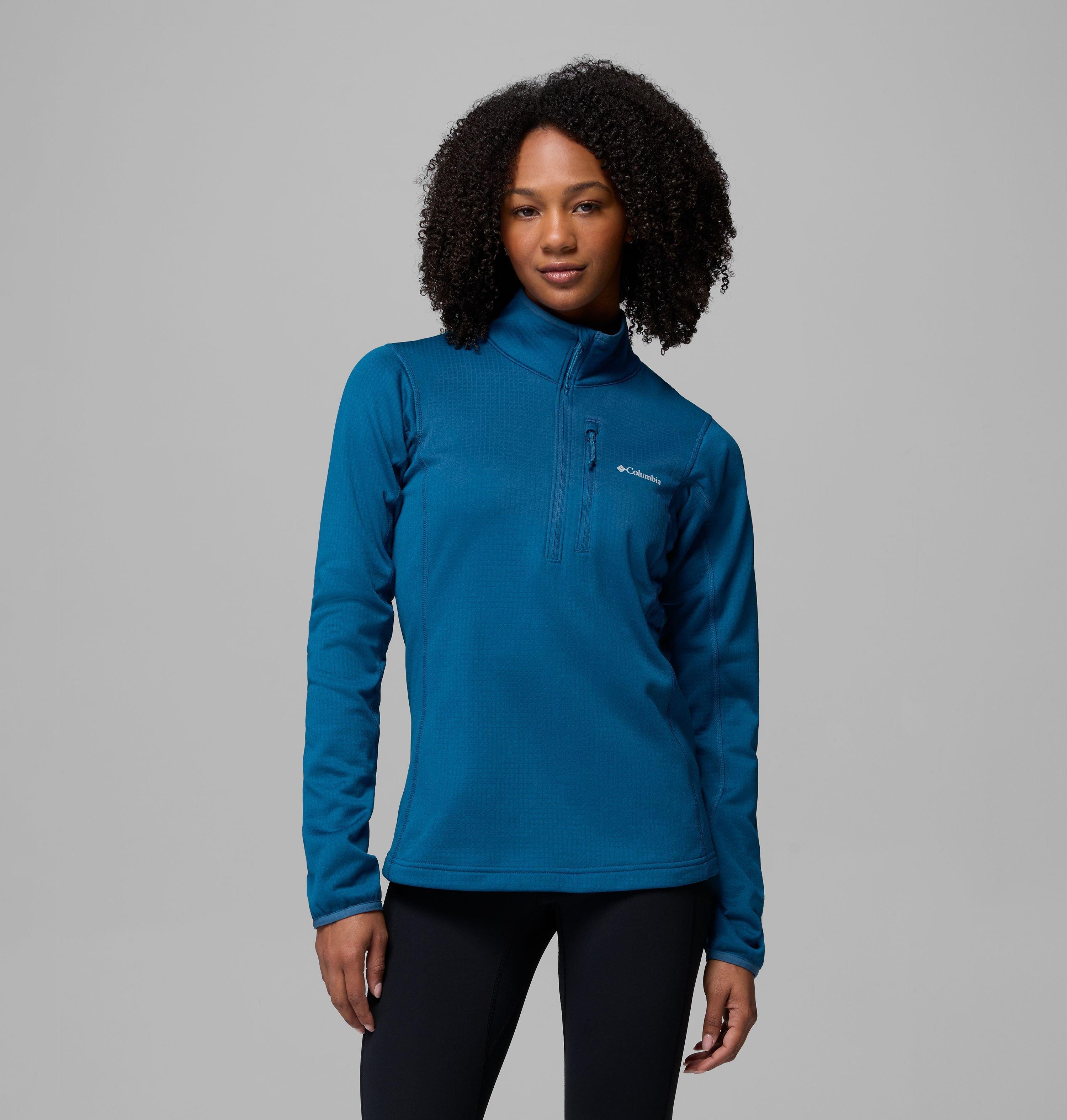 Women's Essential Hike Grid Fleece Half Zip Jacket | Columbia