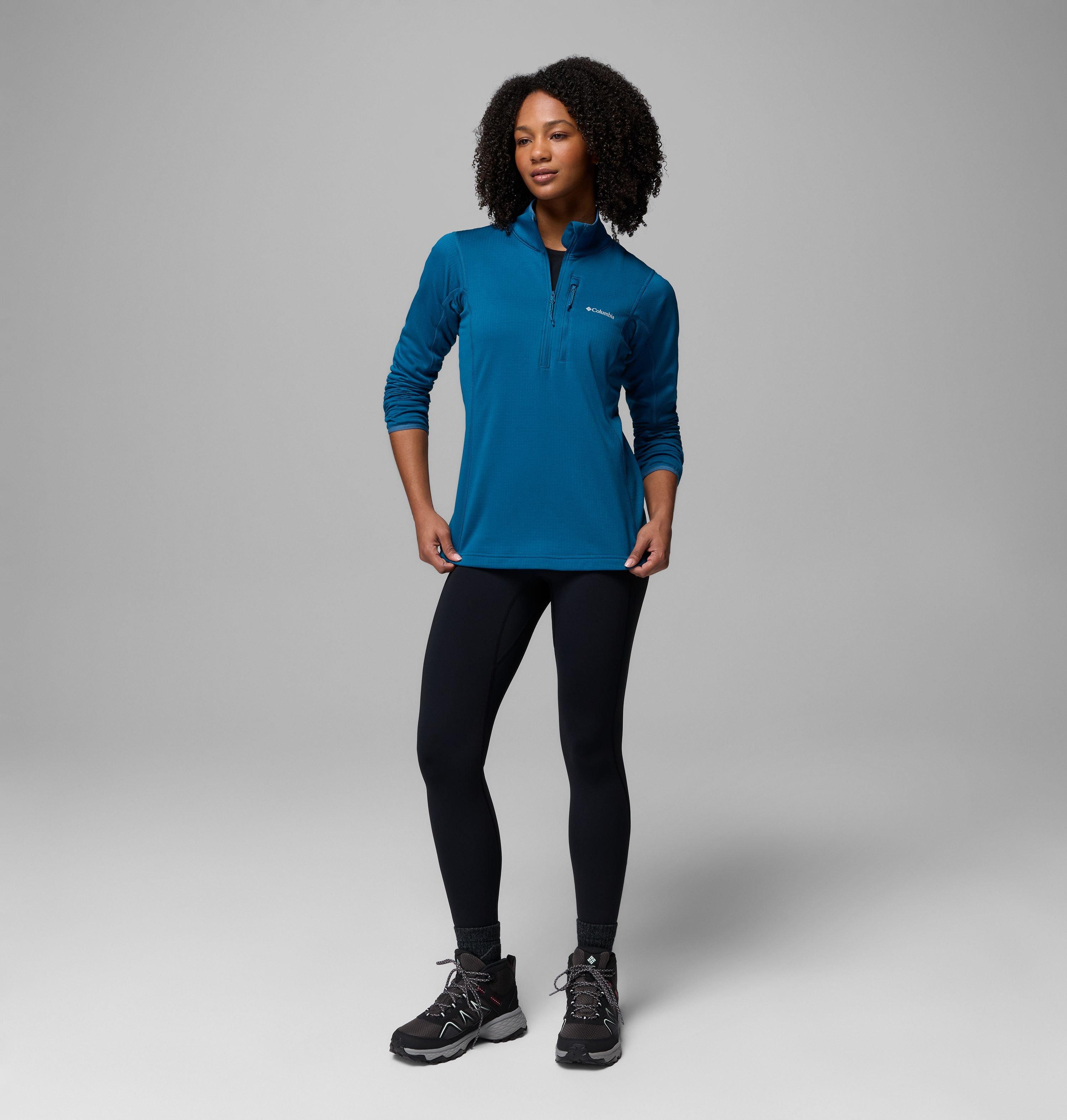 Women's Essential Hike Grid Fleece Half Zip Jacket | 442 | XXL 2