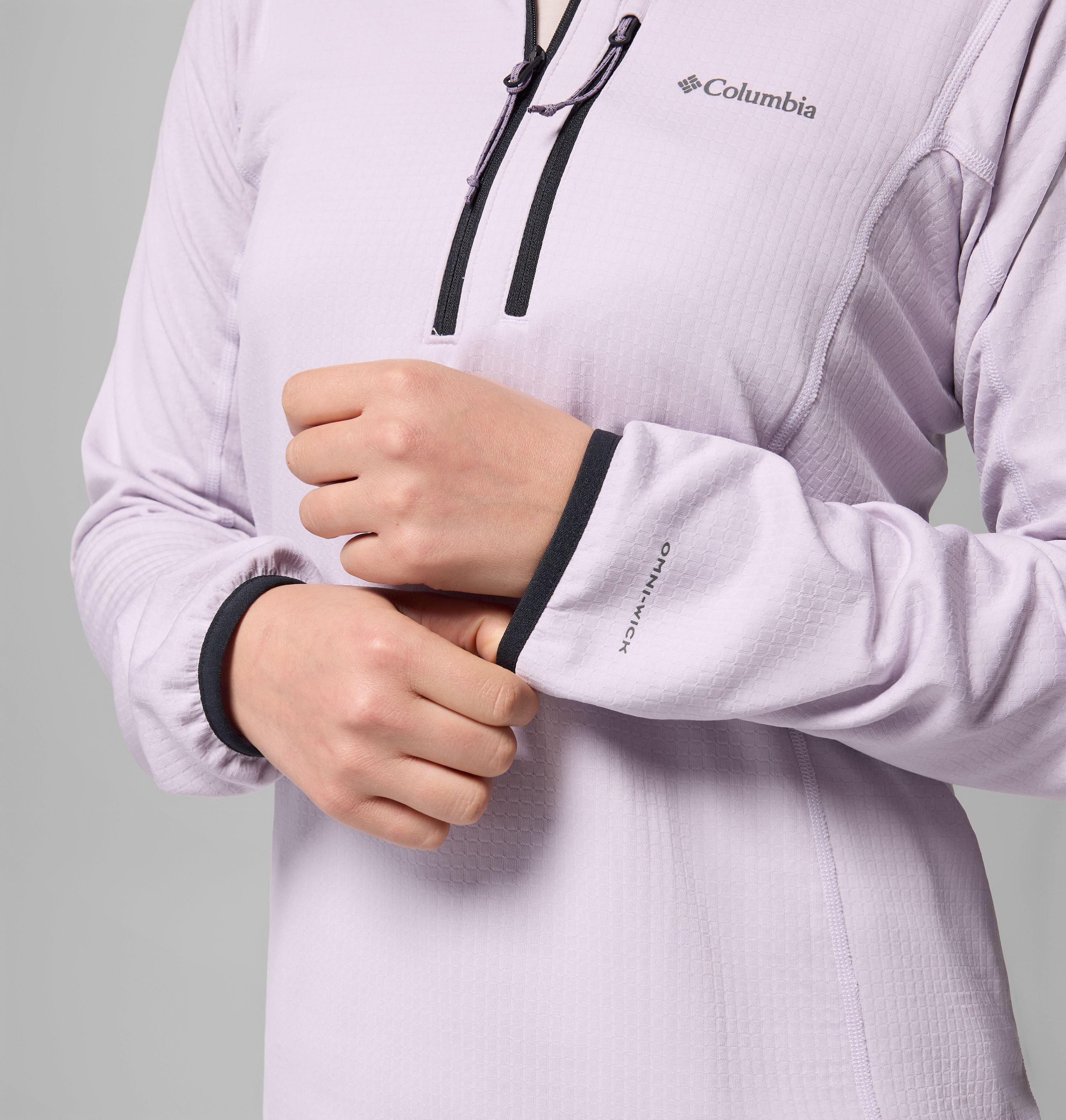 Women's Essential Hike Grid Fleece Half Zip Jacket | 551 | XS 7