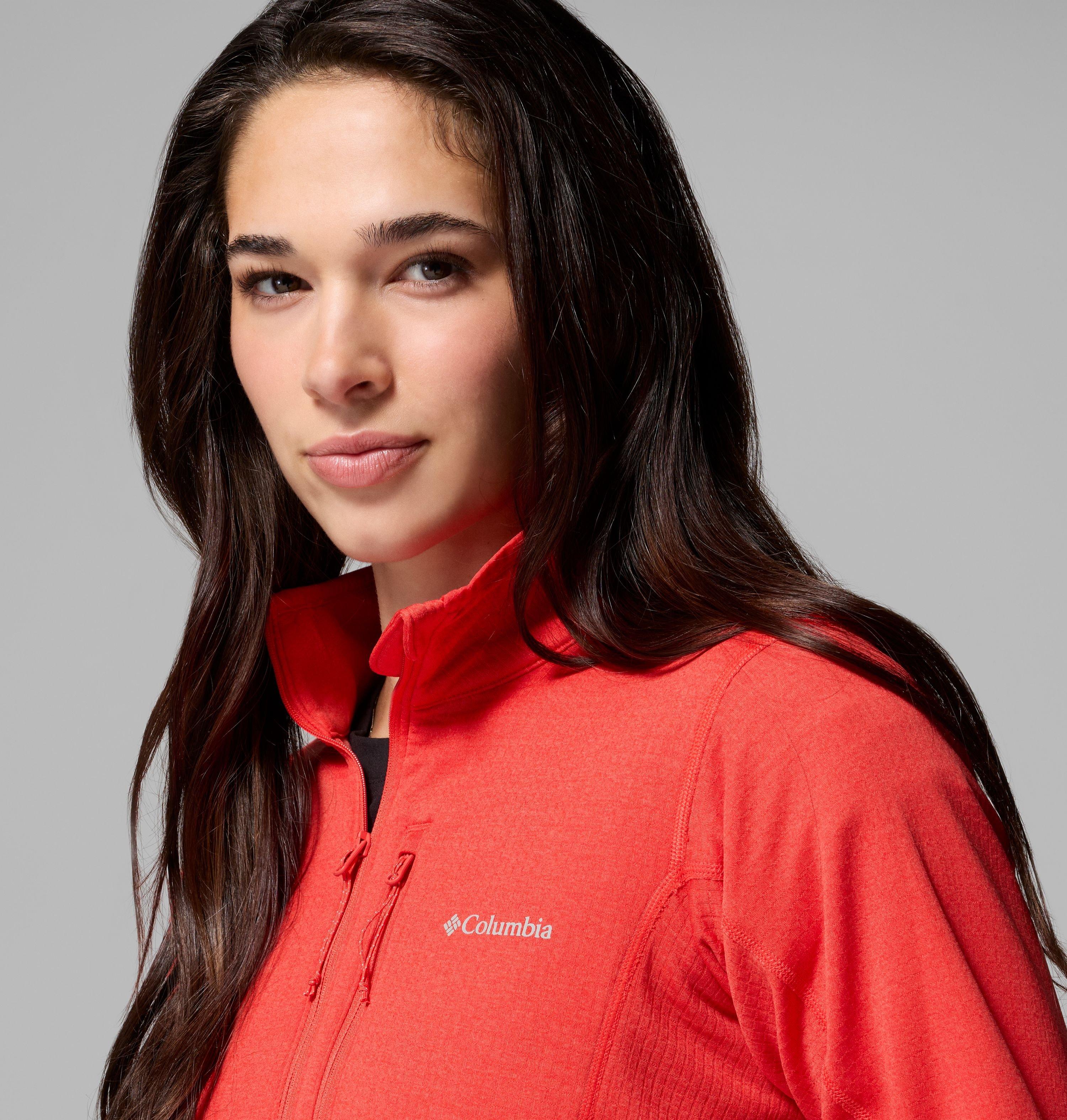 Women's Essential Hike Grid Fleece Half Zip Jacket 5