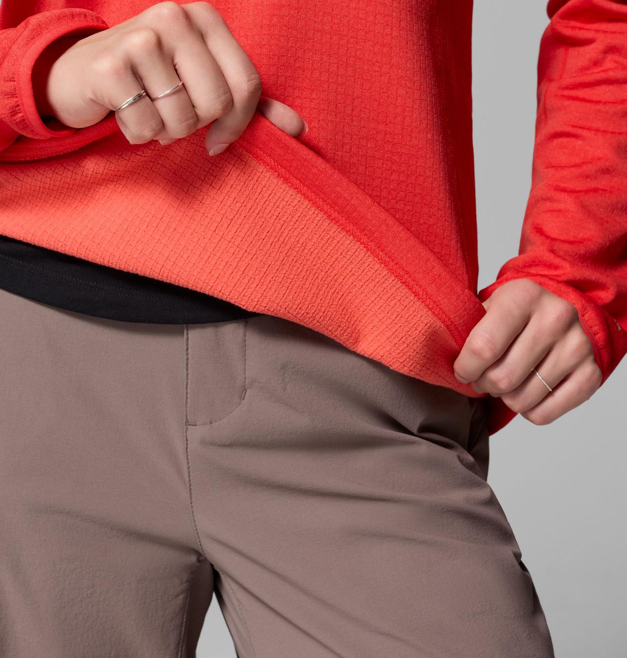 Women's Essential Hike™ Grid Fleece Half Zip Jacket | 606 | S 6