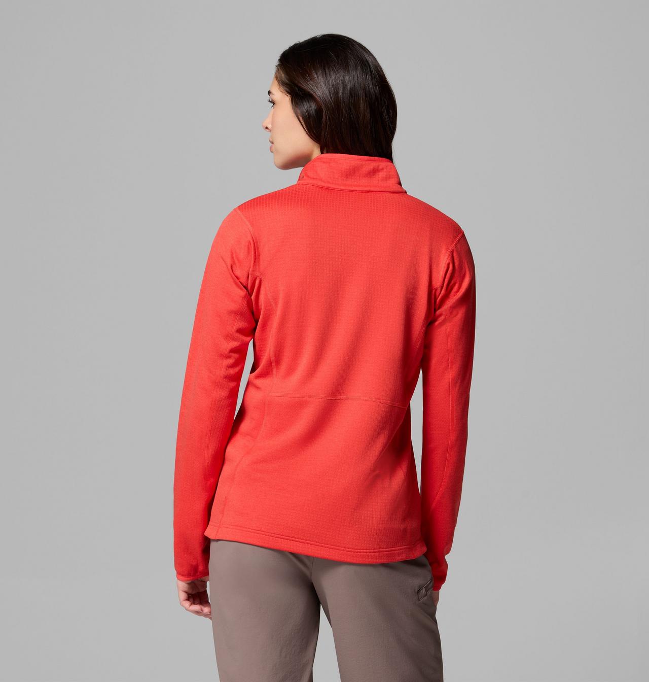 Women's Essential Hike™ Grid Fleece Half Zip Jacket | 606 | S 3