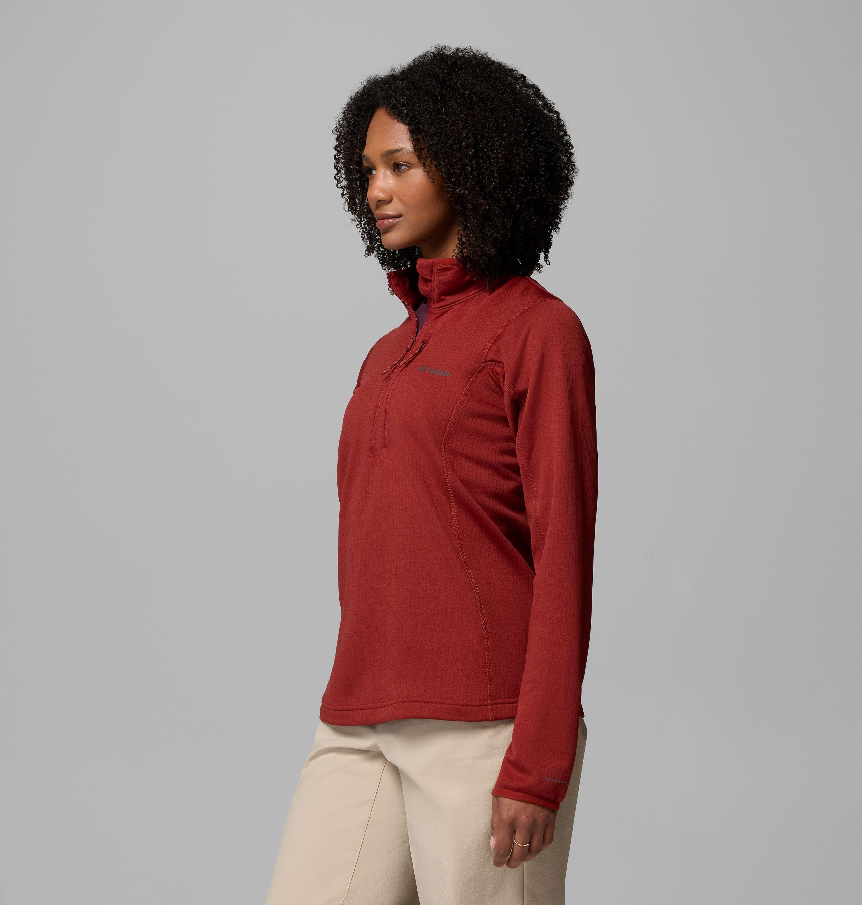 Women's Essential Hike Grid Fleece Half Zip Jacket | 632 | XXL 4