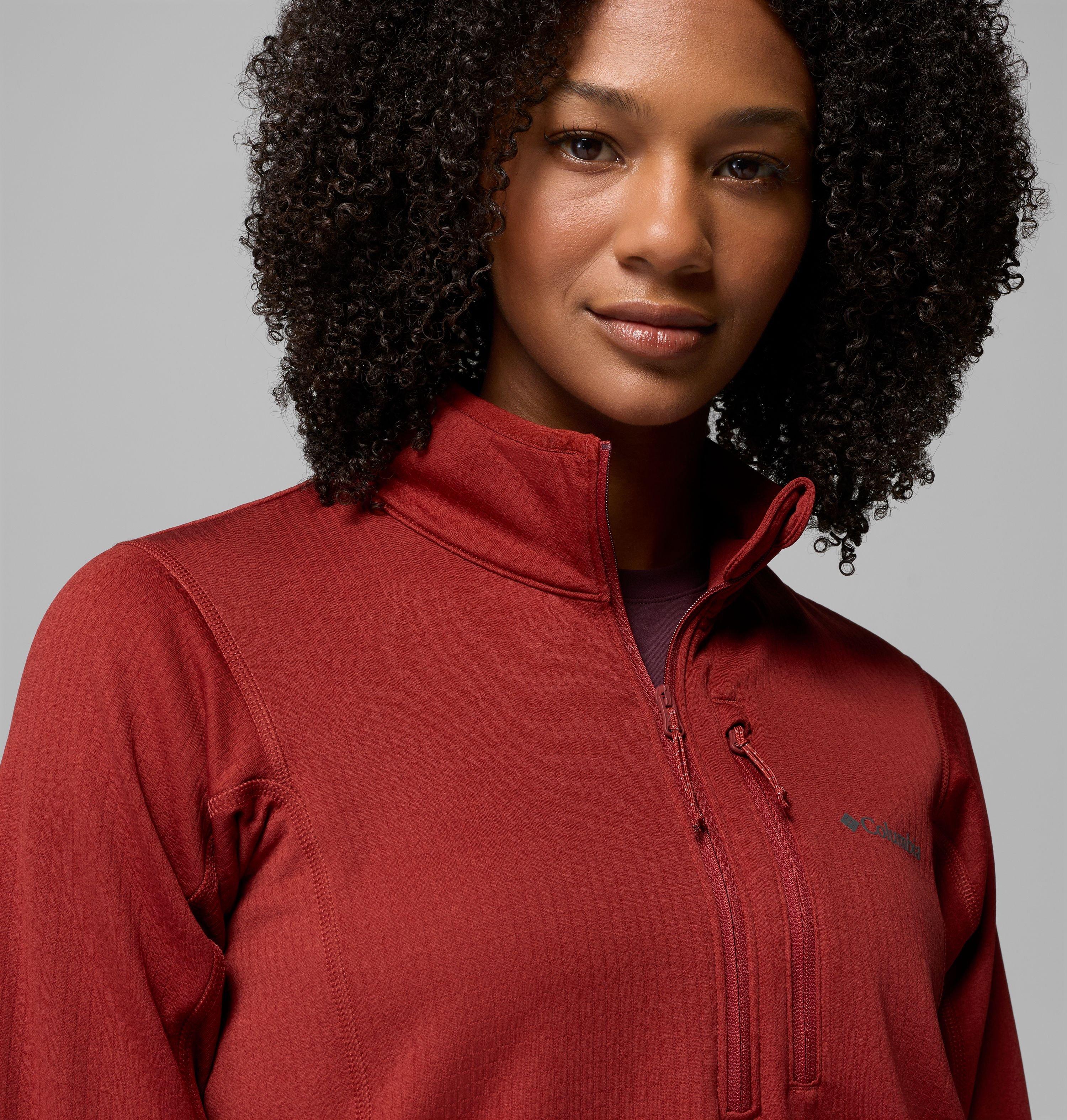Women's Essential Hike Grid Fleece Half Zip Jacket | 632 | XXL 5