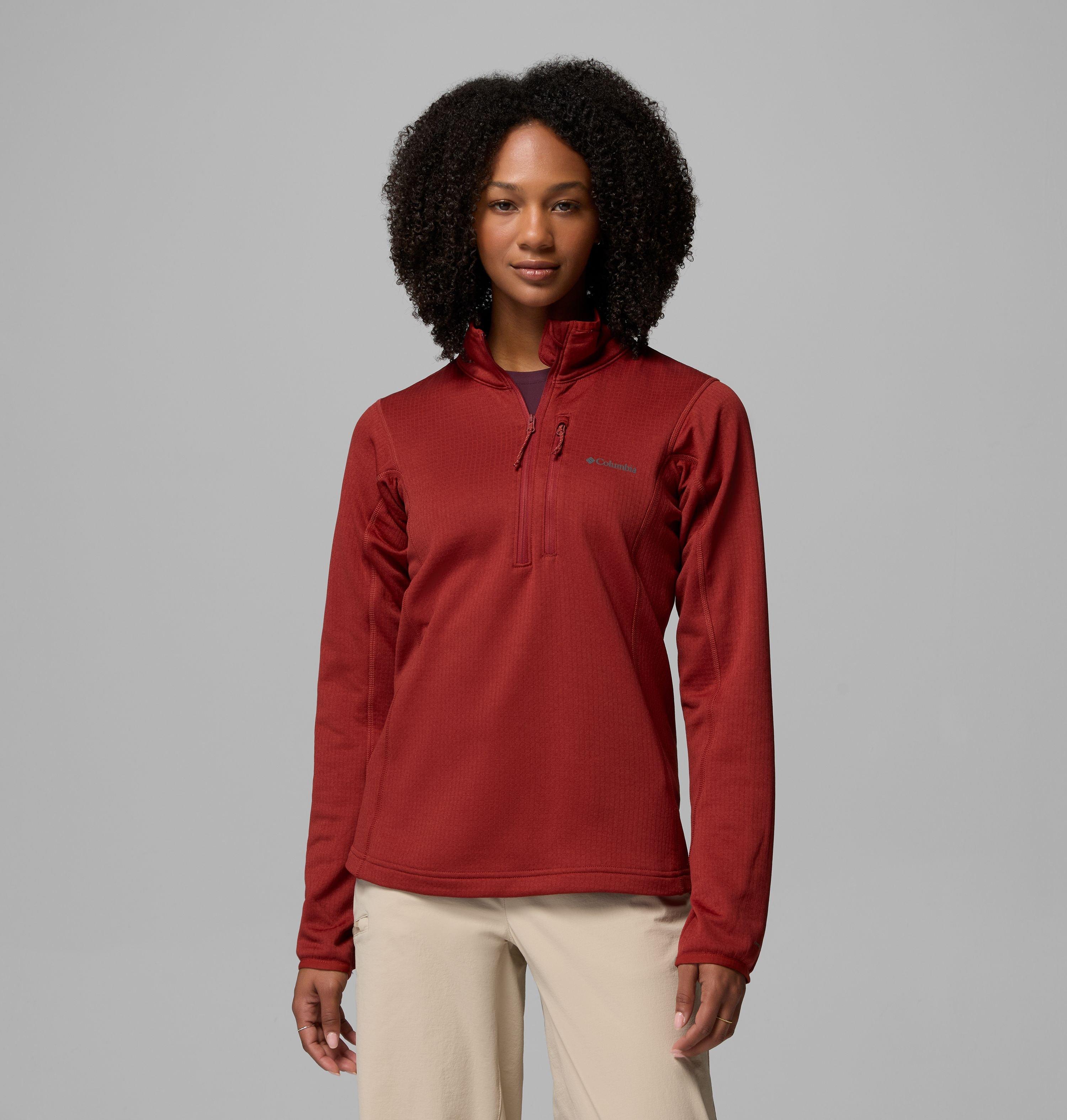 Women's Essential Hike Grid Fleece Half Zip Jacket | Columbia