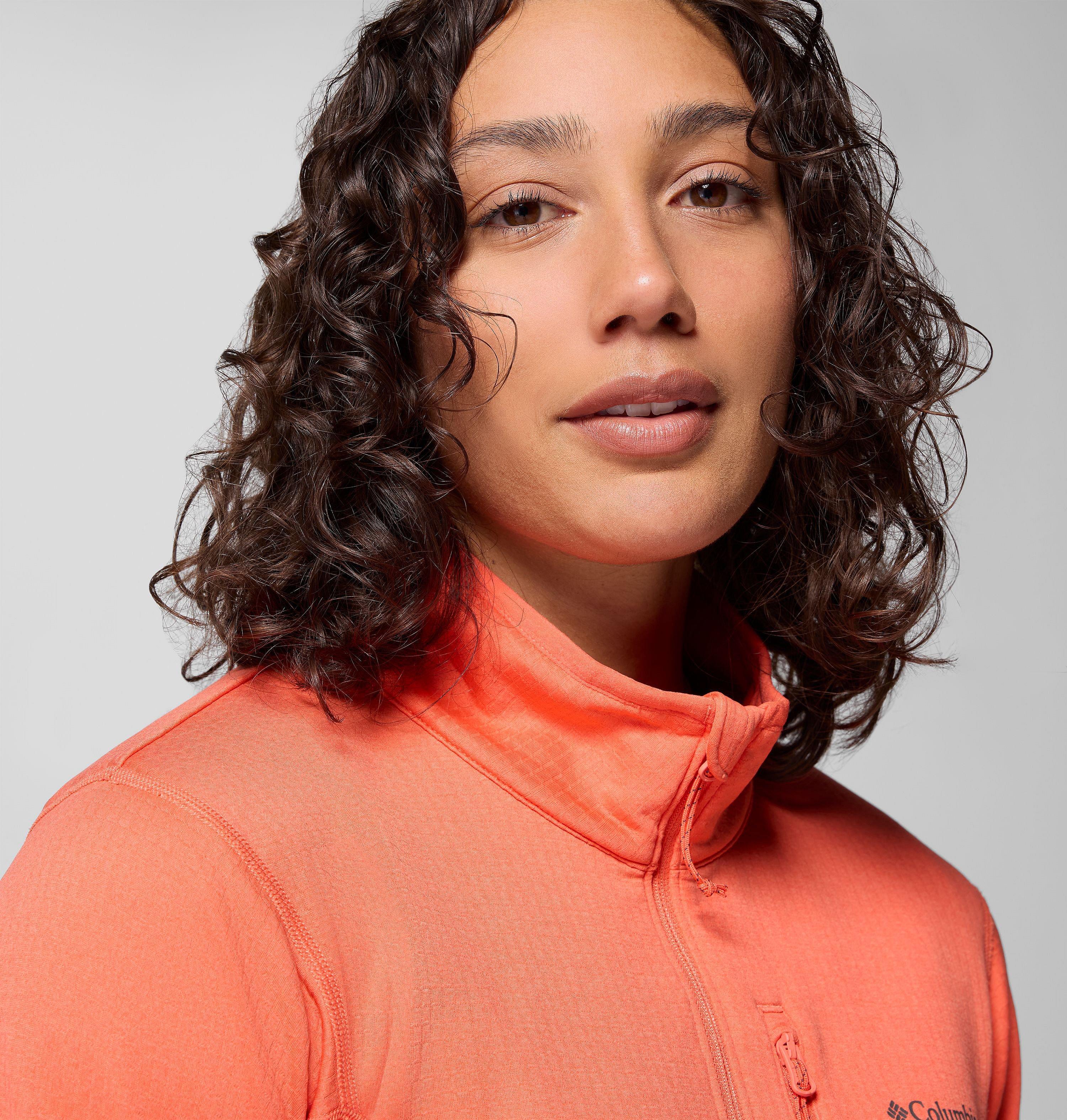 Women's Essential Hike Grid Fleece Half Zip Jacket | 864 | S 6