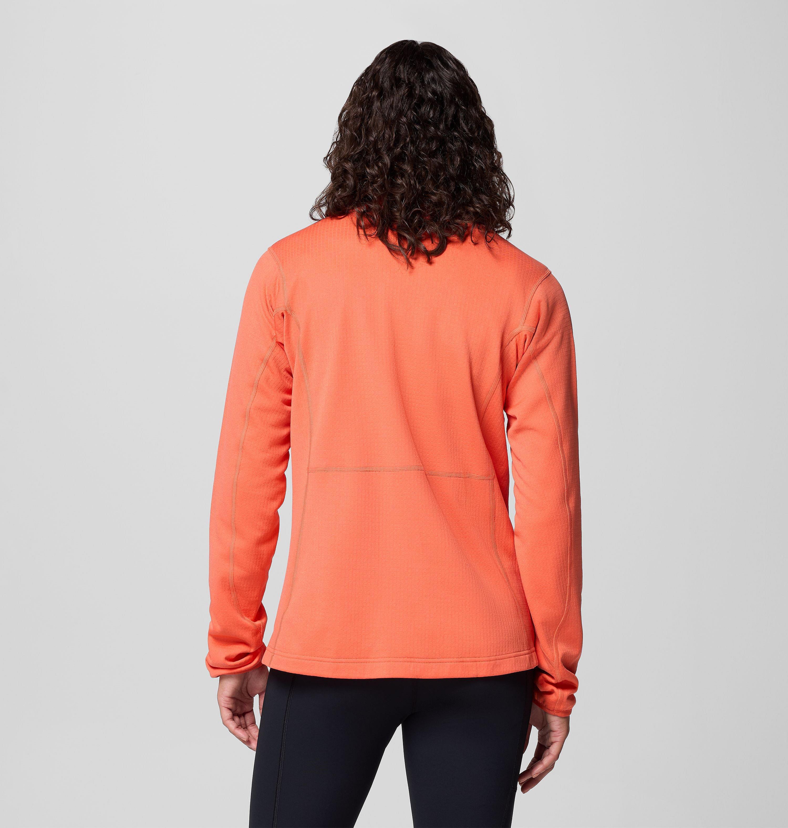Women's Essential Hike Grid Fleece Half Zip Jacket | 864 | S 3