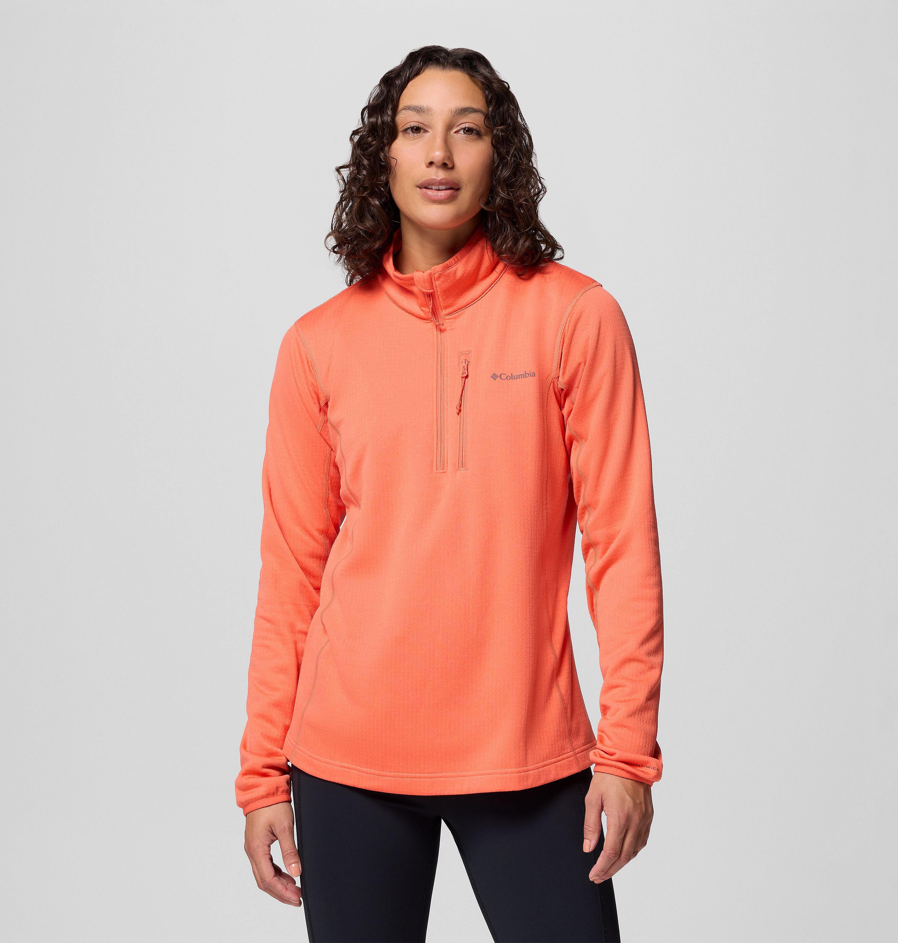 Women's Essential Hike Grid Fleece Half Zip Jacket | Columbia