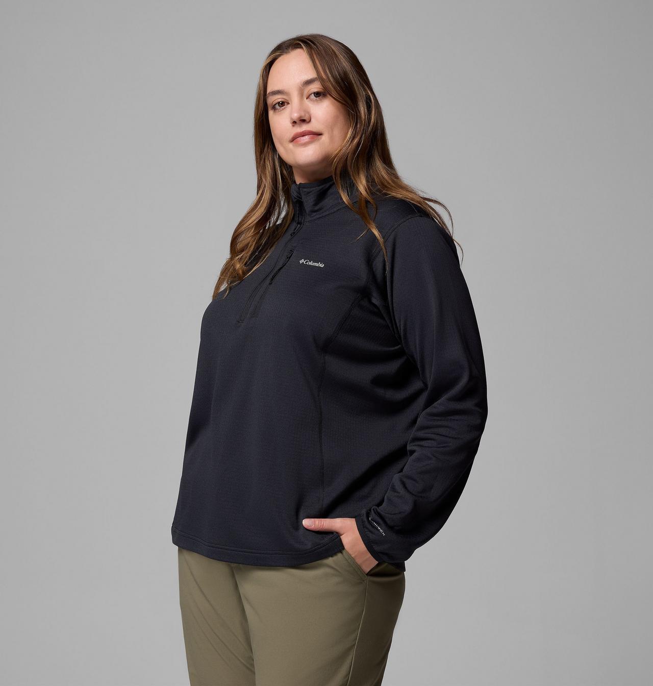 Essential Hike™ Grid Fleece Half Zip | 010 | 2X 4