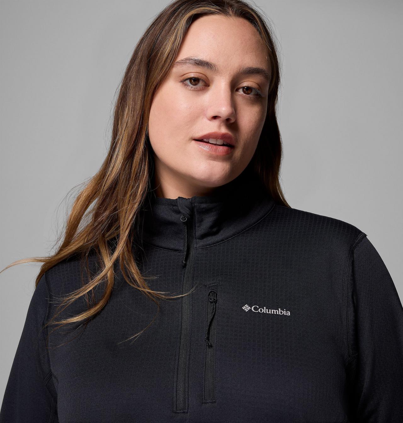 Essential Hike™ Grid Fleece Half Zip | 010 | 2X 6