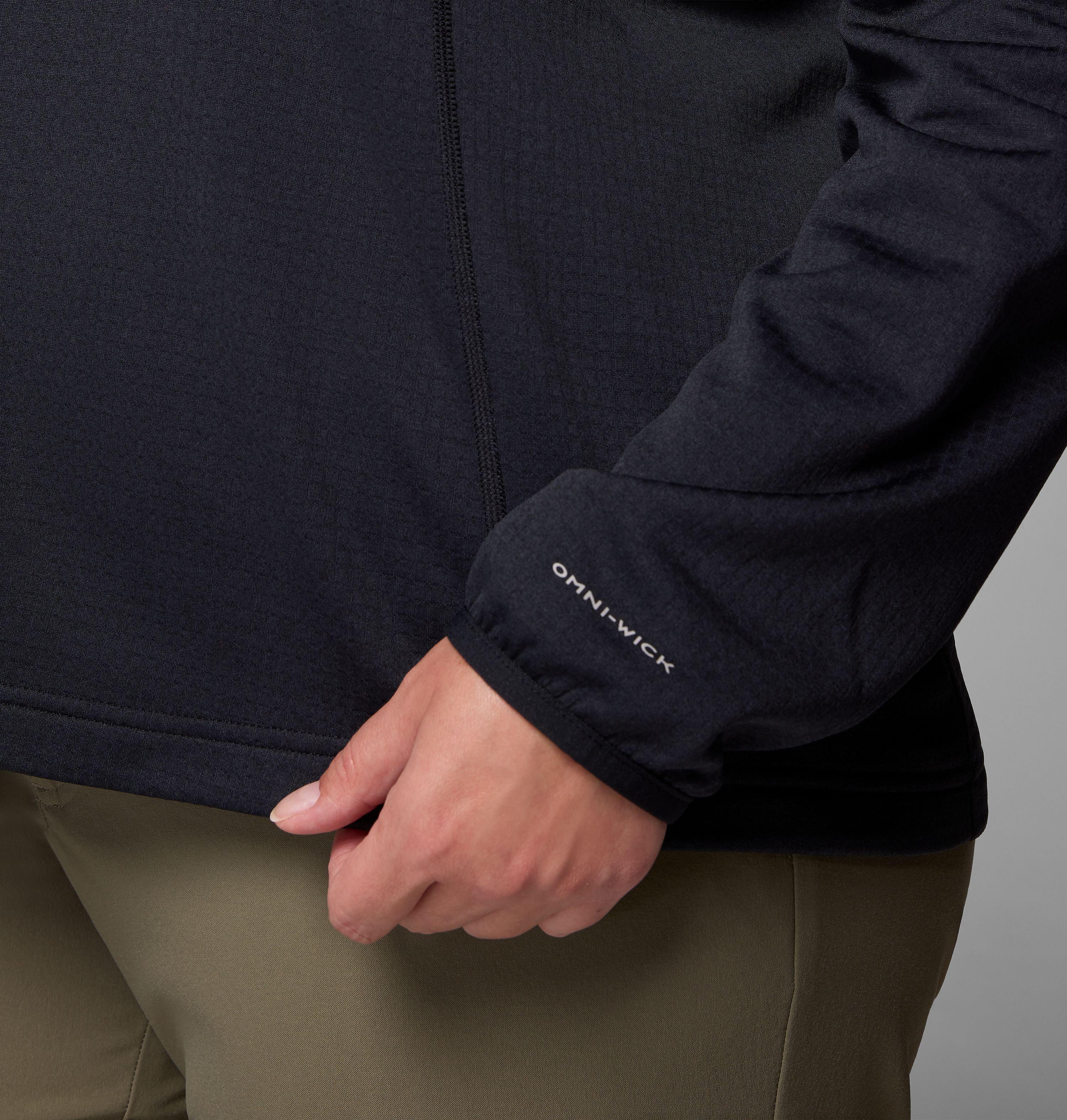 Women's Essential Hike Grid Fleece Half Zip Jacket - Plus Size | 010 | 2X 7