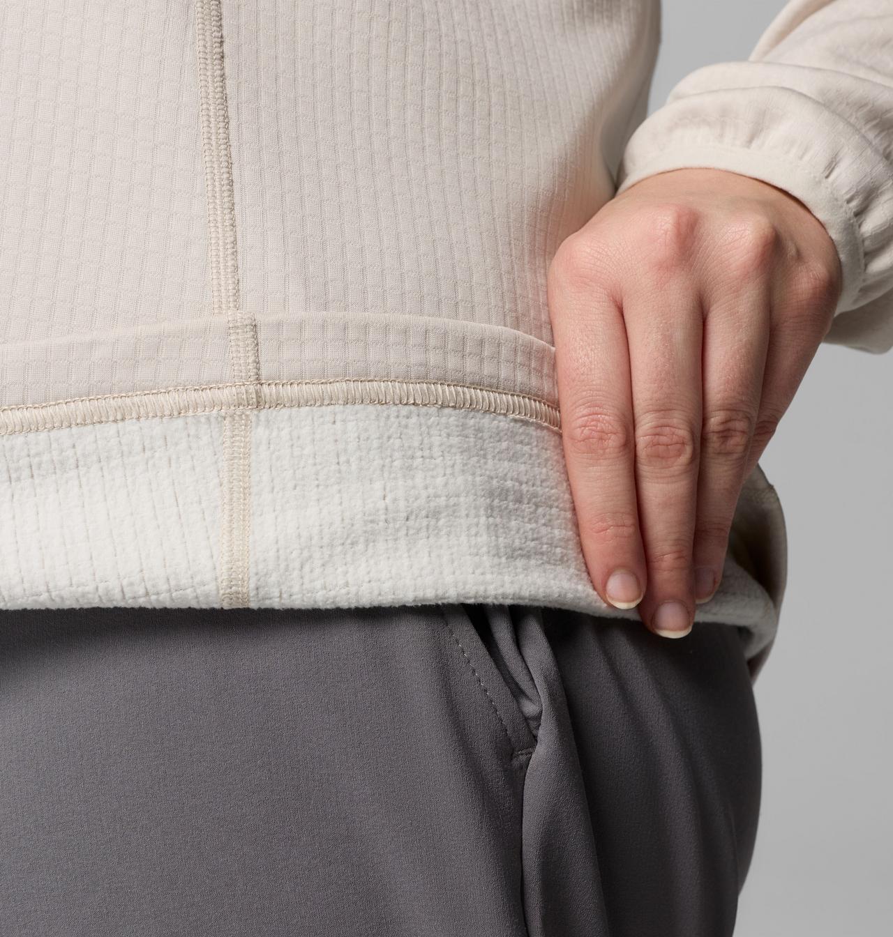 Women's Essential Hike™ Grid Fleece Half Zip Jacket - Plus Size 6