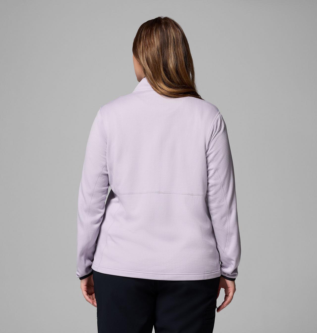 Women's Essential Hike™ Grid Fleece Half Zip Jacket - Plus Size 3