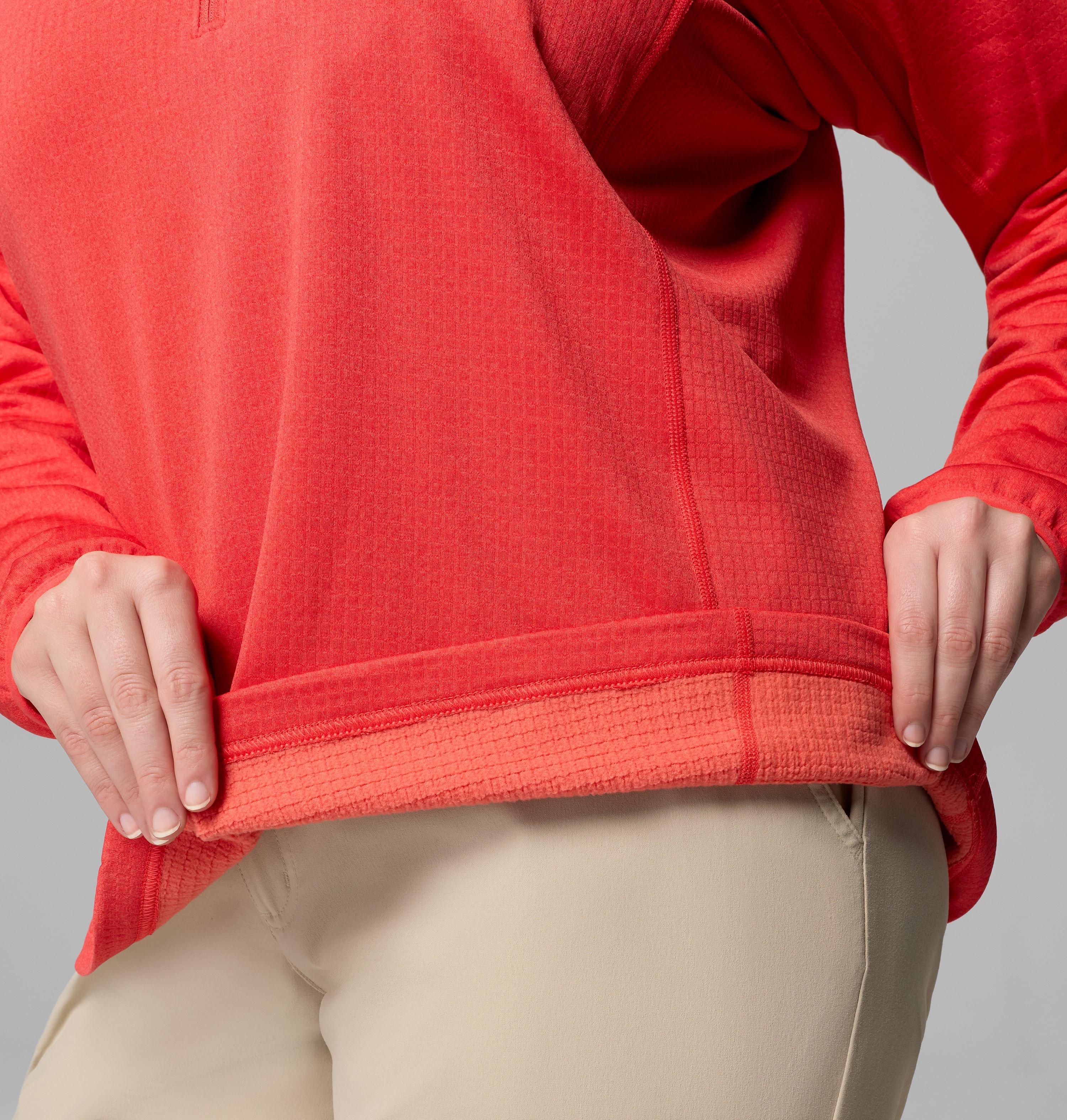 Women's Essential Hike Grid Fleece Half Zip Jacket - Plus Size 6