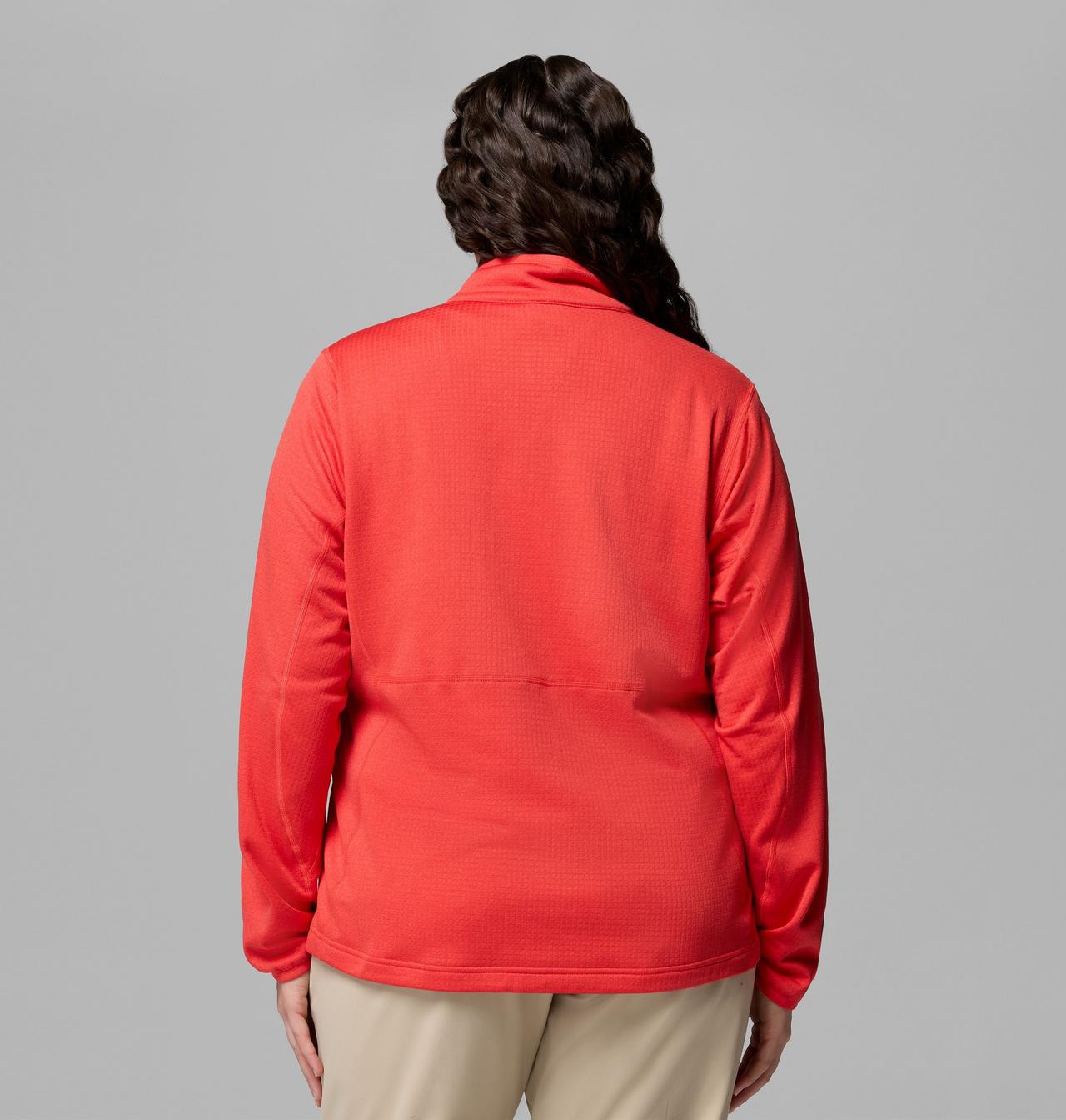 Women's Essential Hike Grid Fleece Half Zip Jacket - Plus Size 3