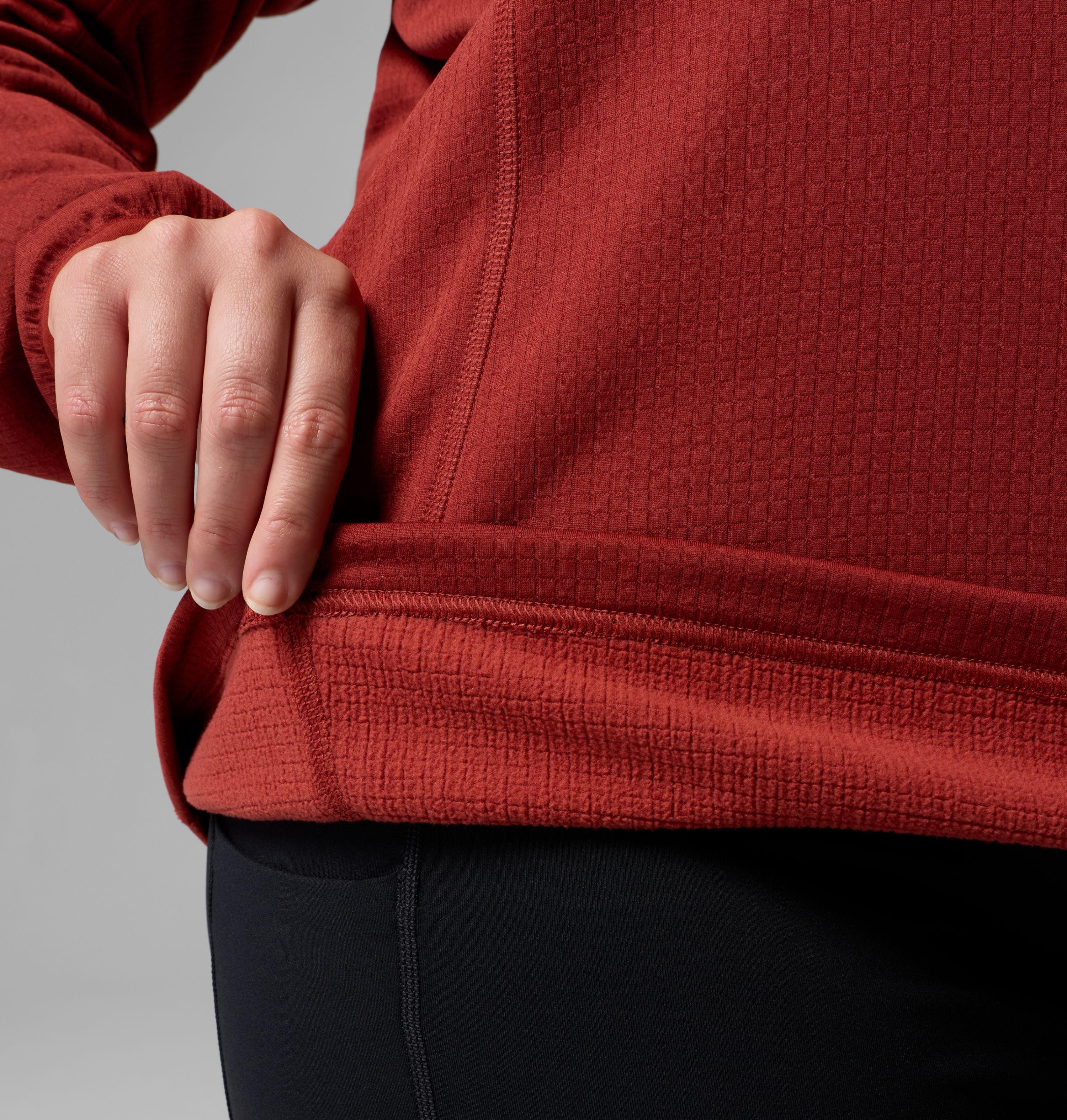 Women's Essential Hike Grid Fleece Half Zip Jacket - Plus Size | 632 | 1X 6