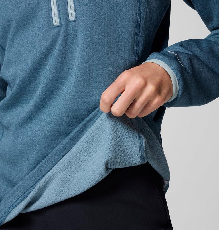 Women's Essential Hike Half Zip Fleece, Color: Everblue, Crushed Blue, image 5