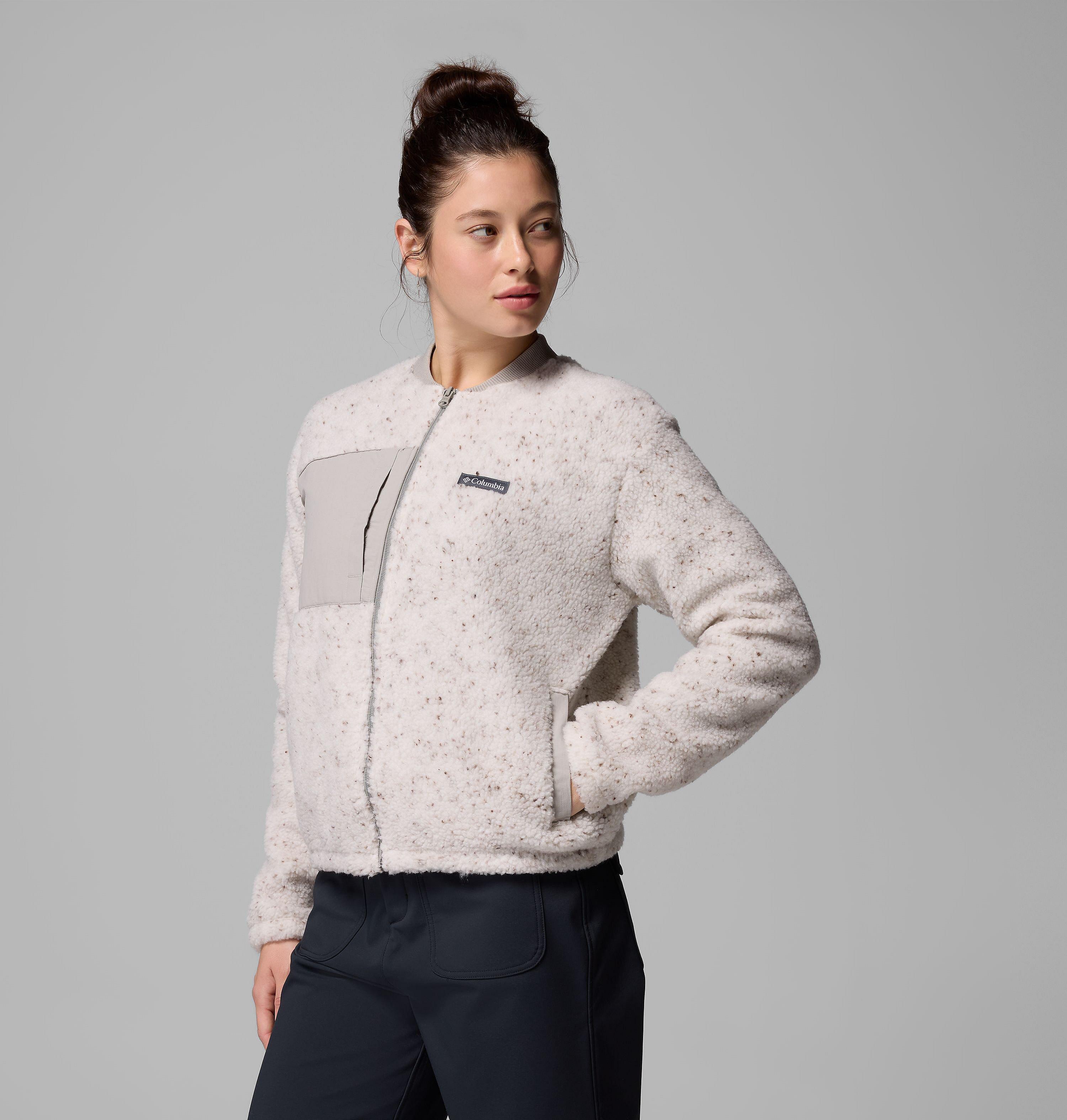 Women's Stellar Path™ Fleece Bomber Full Zip Jacket - thumbnail 4